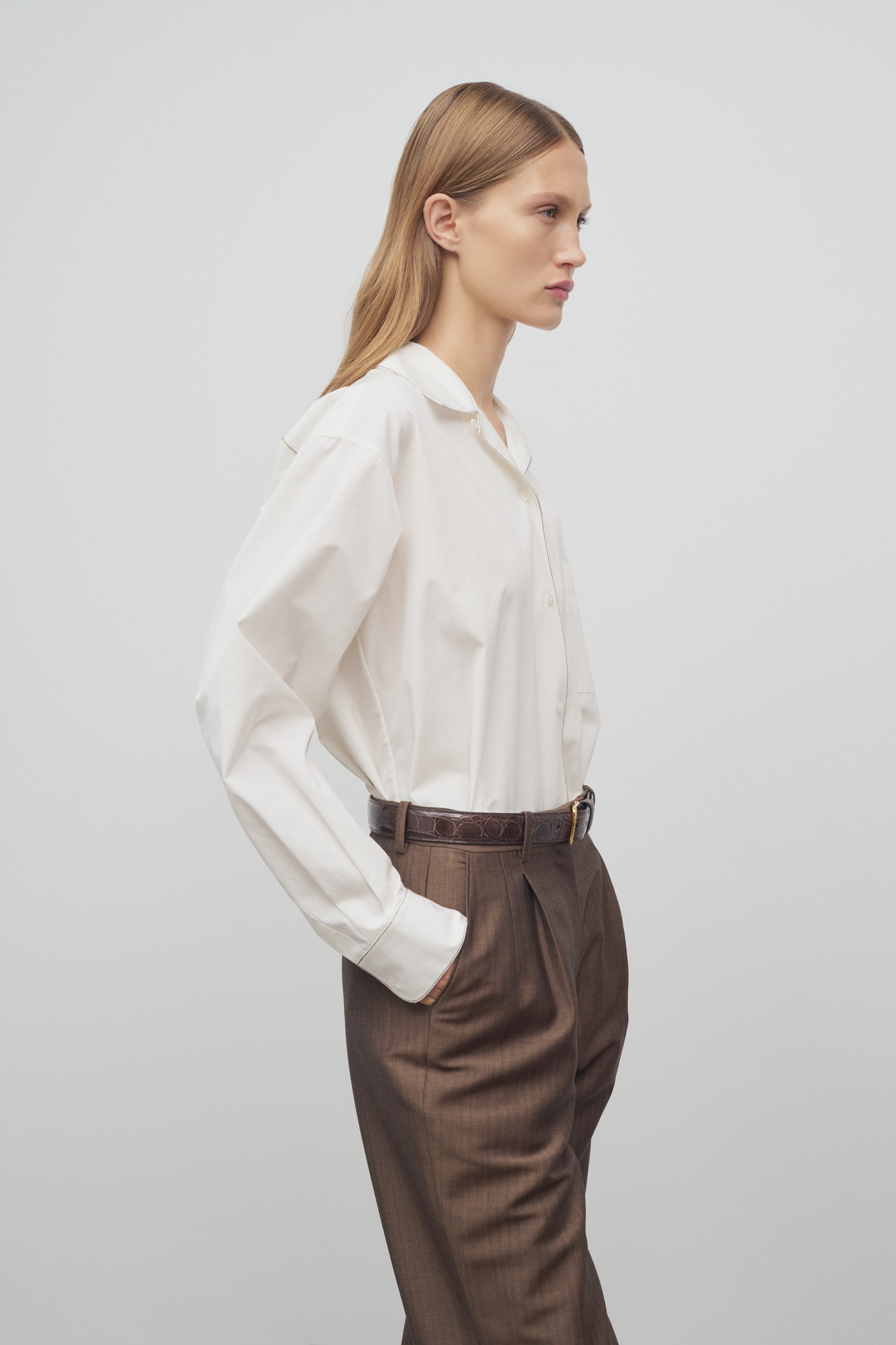 Ashlin Shirt in Cotton - 4