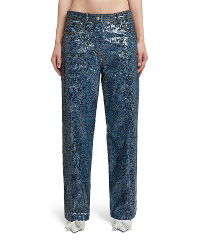 MSGM Denim "Sequins" trousers outlook