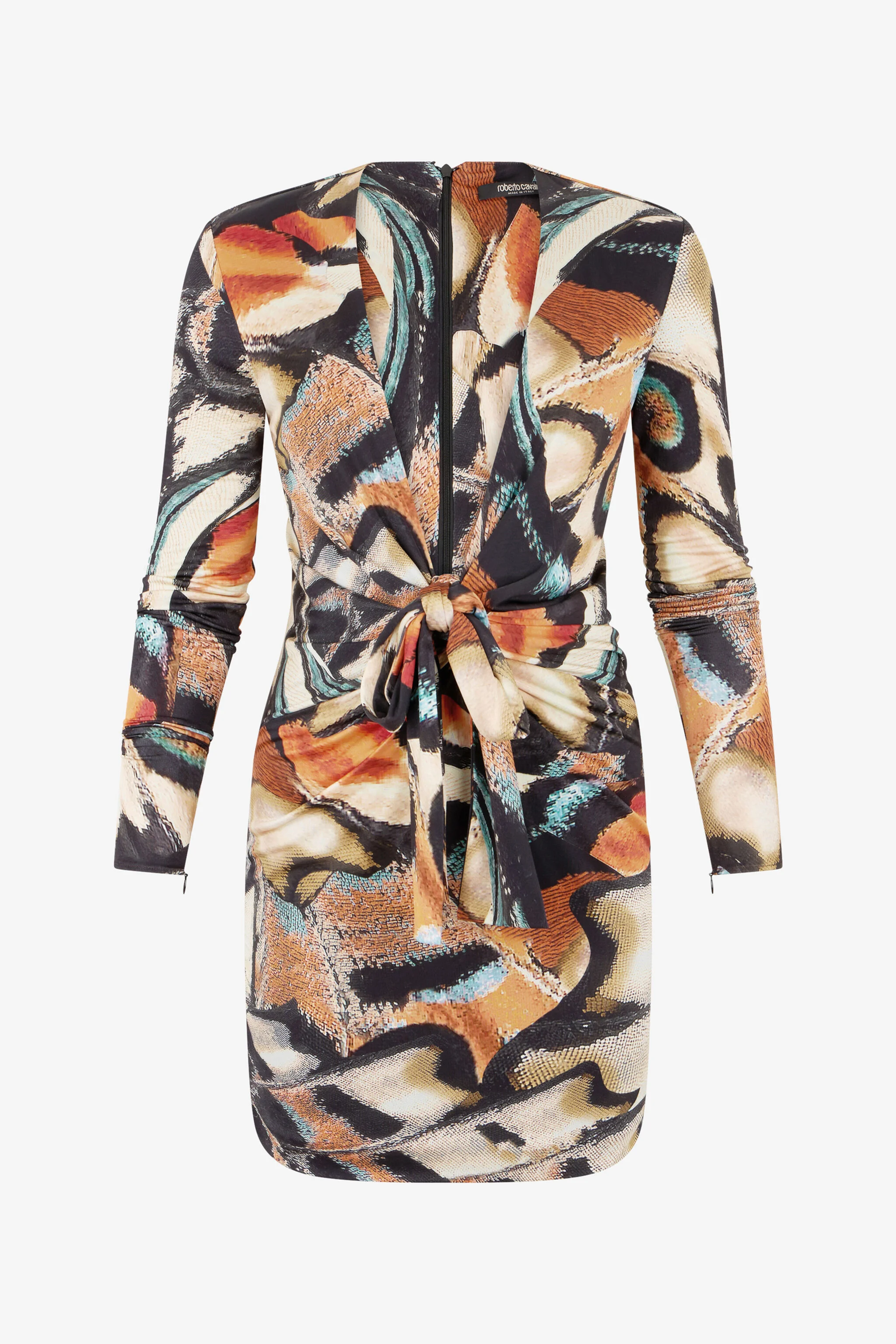Butterfly Print Mini Dress - 1