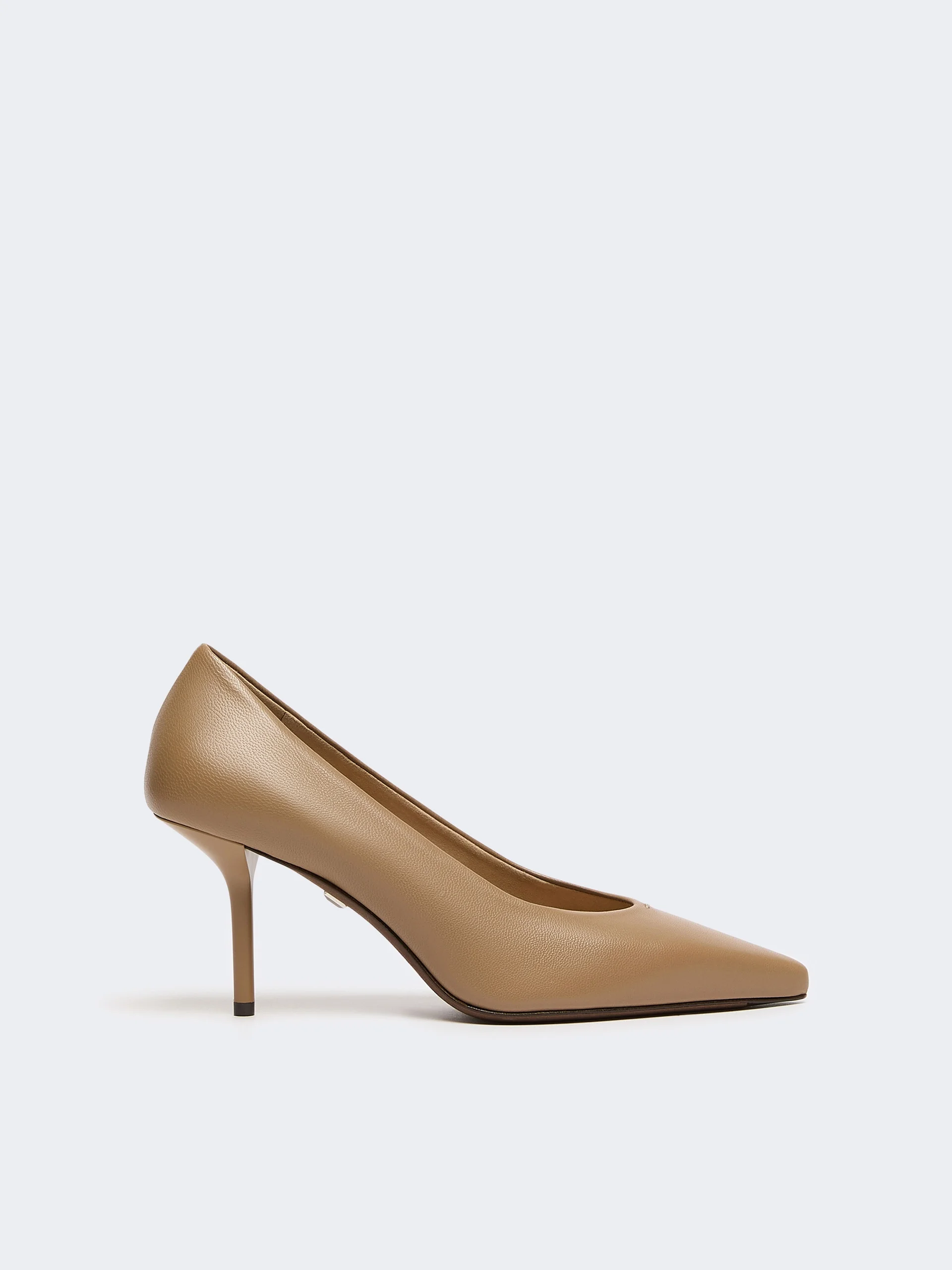 SOFTPUMP80 Court shoes in soft nappa leather - MUD - 1
