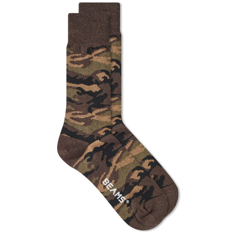 Beams Plus Mélange Camo Sock - 1