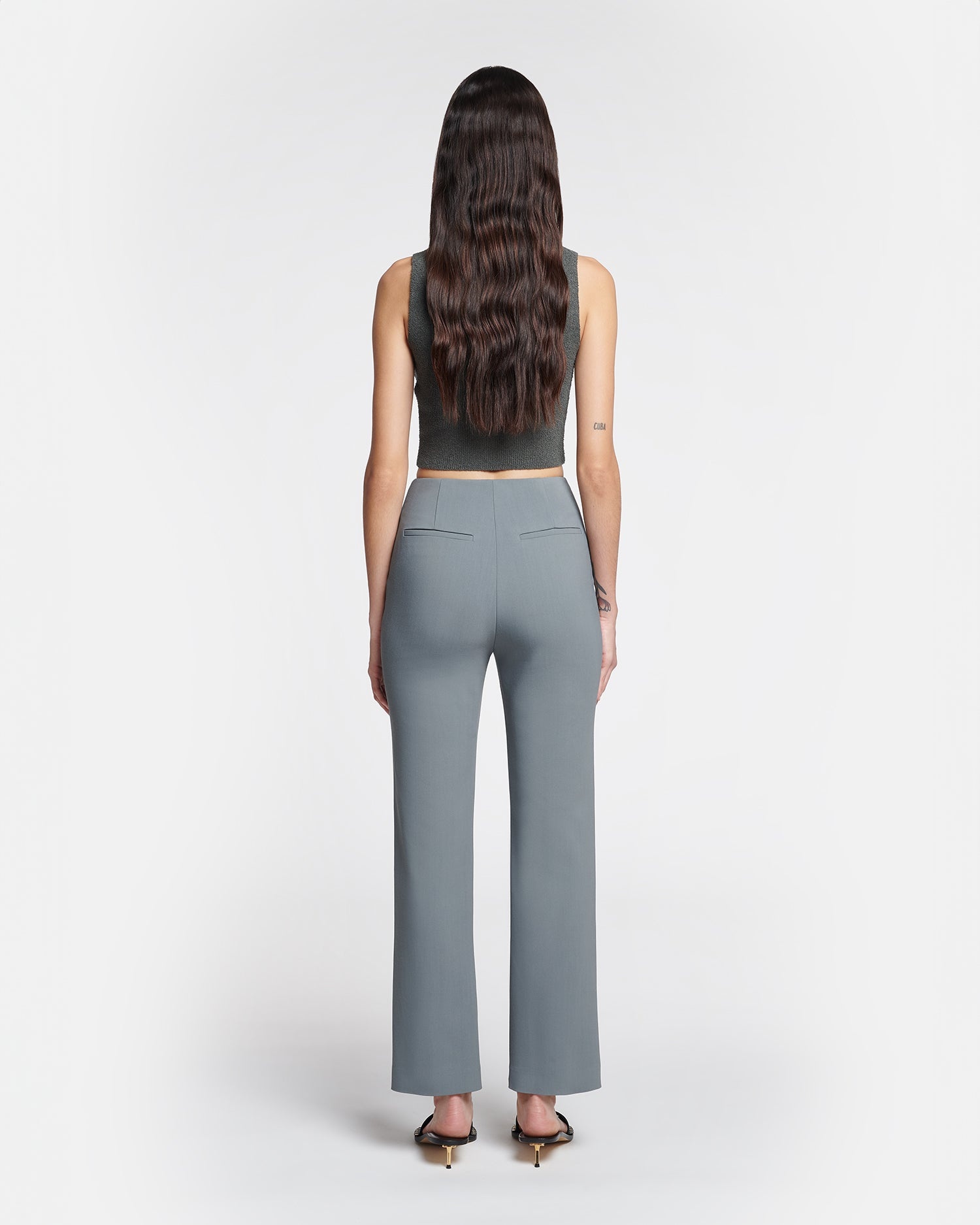 Tailored Slim-Leg Trousers - 3