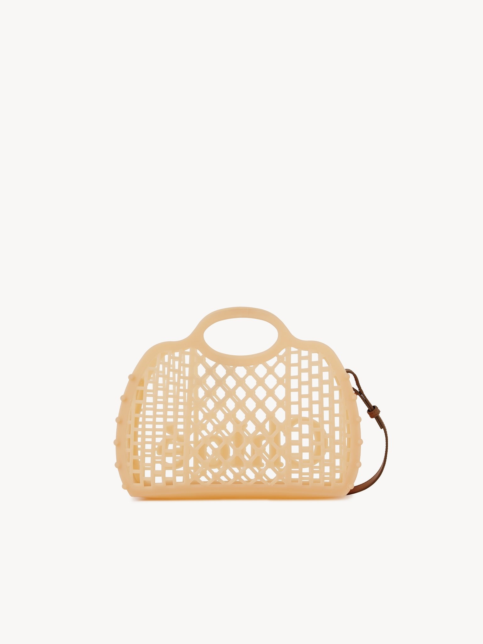 CHLOÉ CAGE TOTE BAG IN JELLY - 4