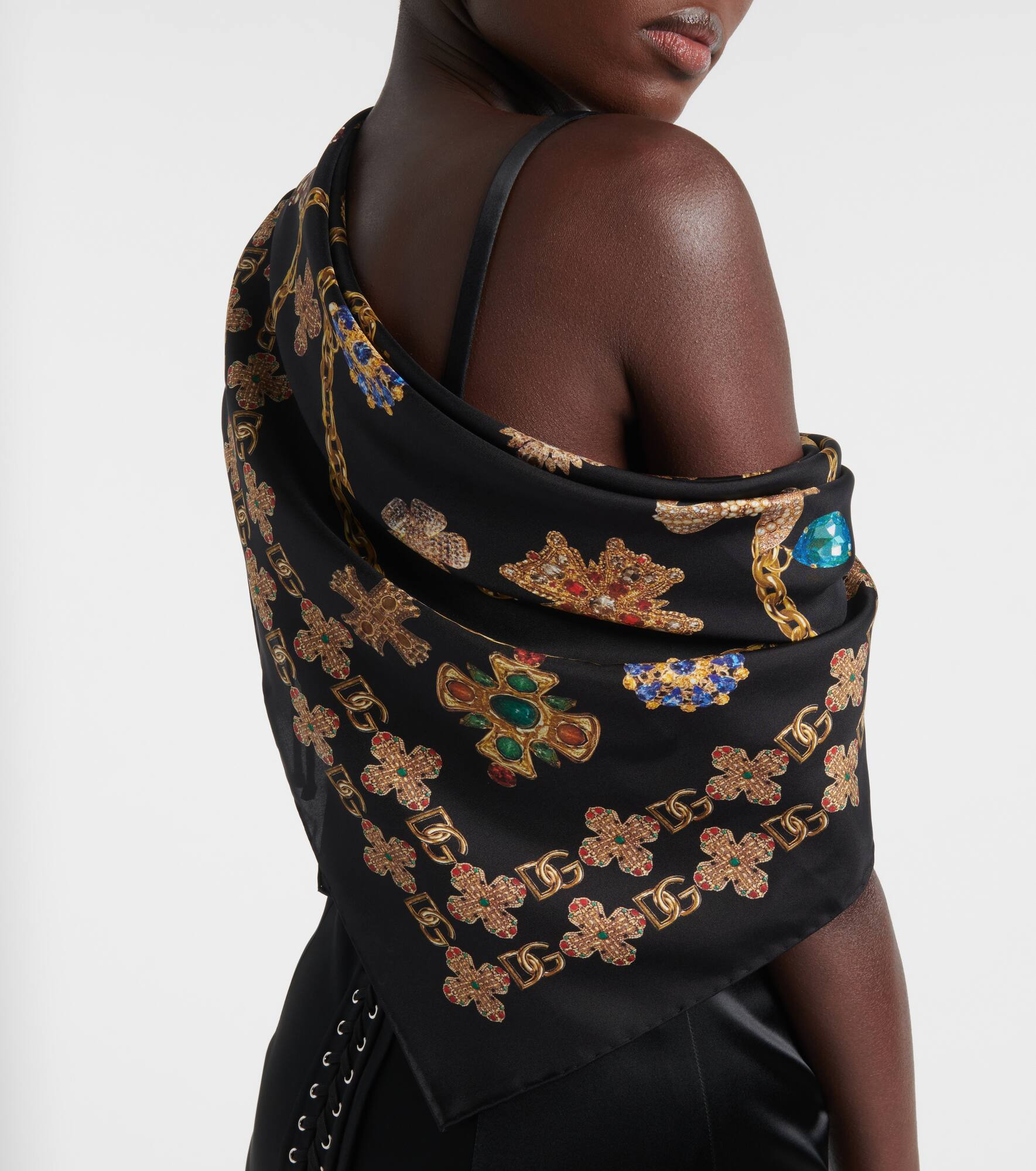 Silk twill scarf - 3