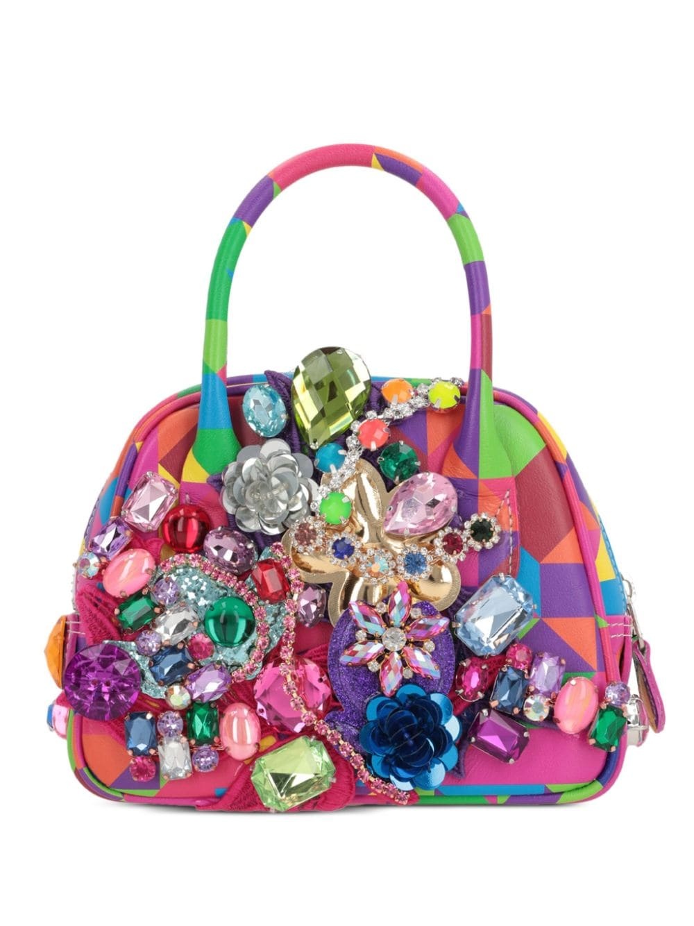 jewelled mini handbag - 1