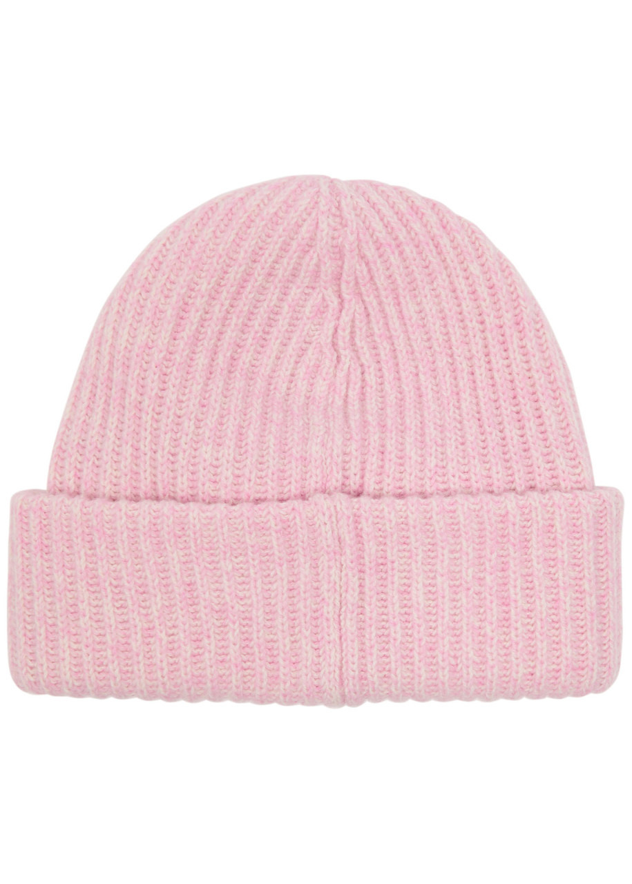 Ganni Logo Ribbed Wool-blend Beanie - 2