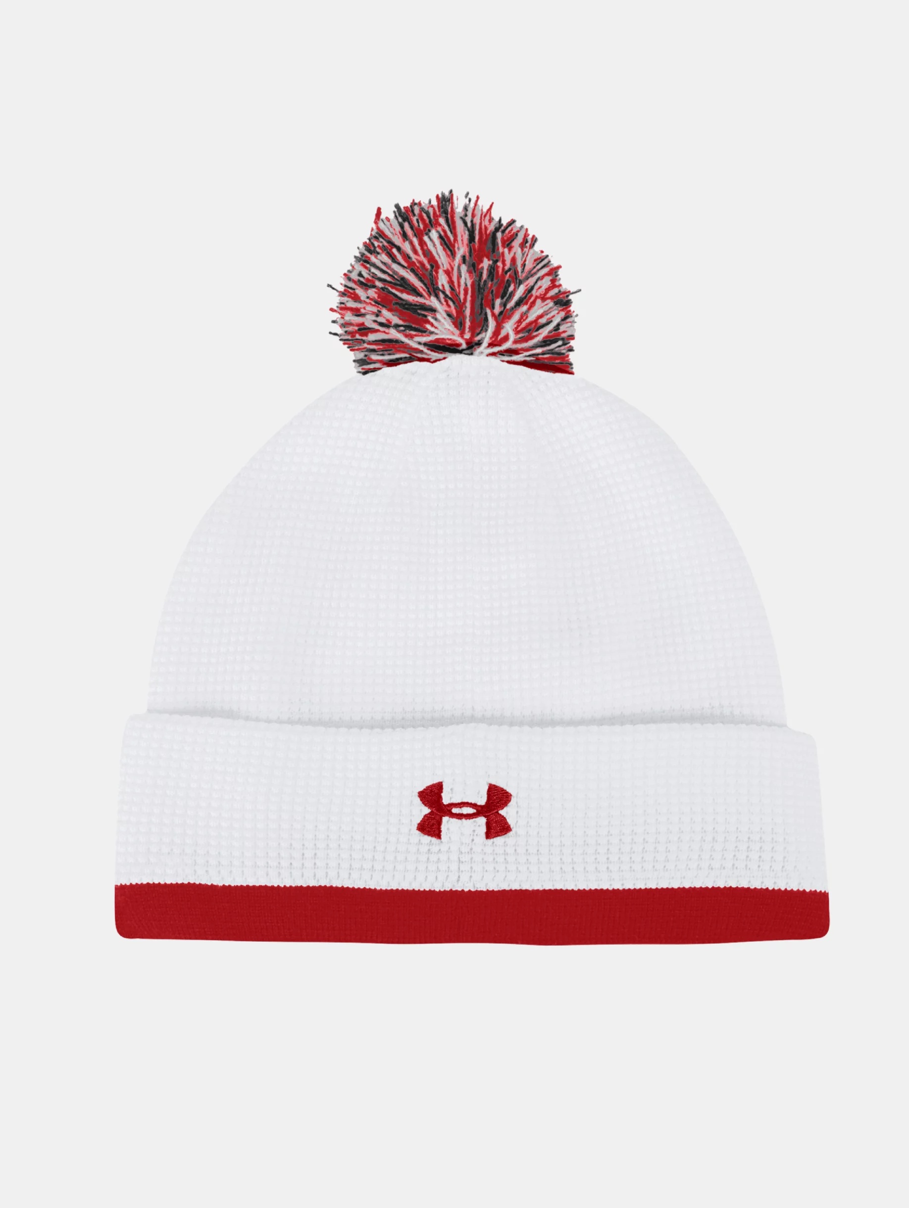 Unisex UA Waffle Knit Collegiate Pom Beanie - 2