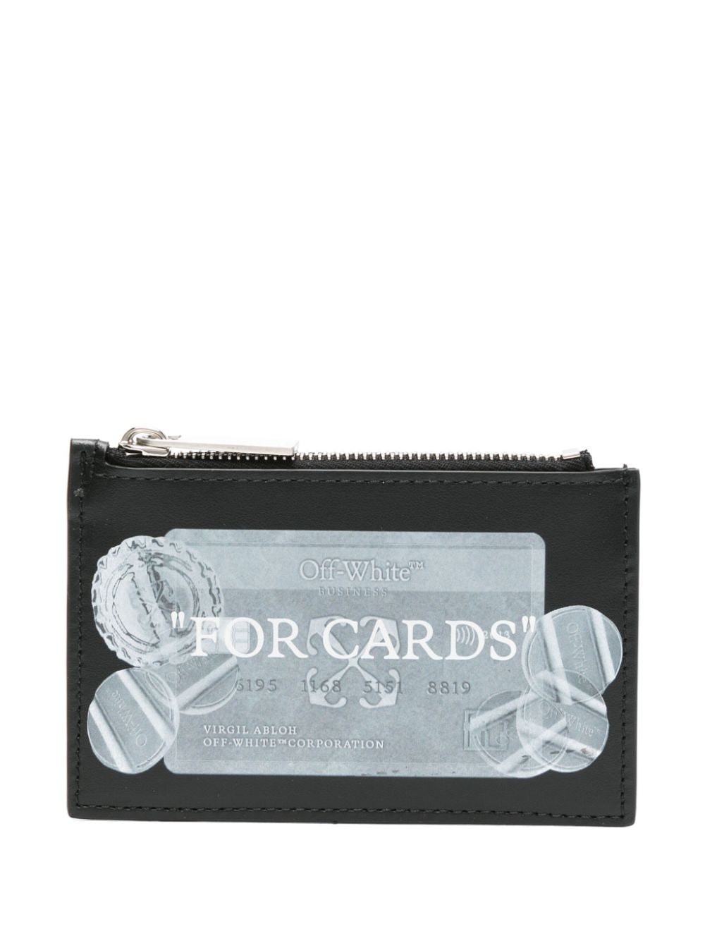 Quote Bookish leather cardholder - 1