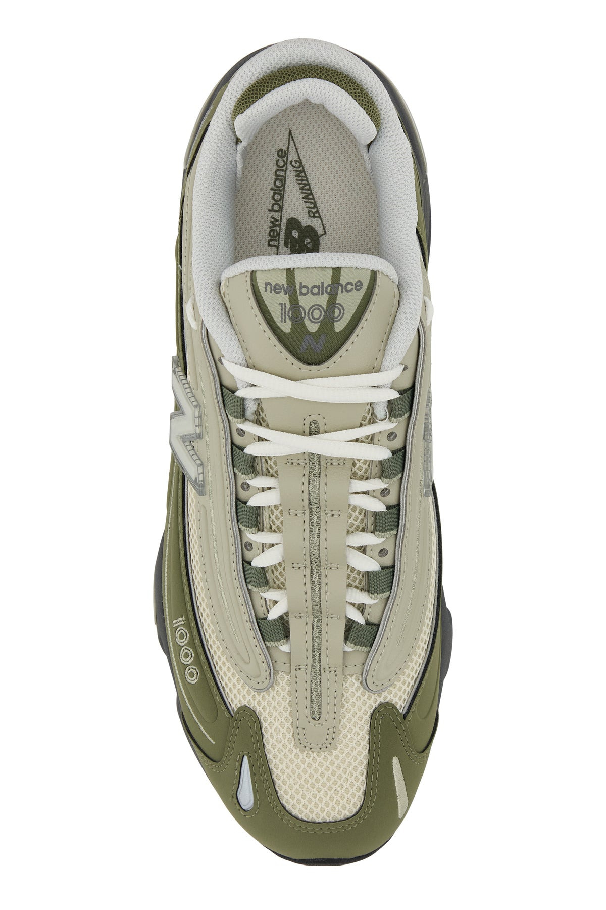 Multicolor rubber and mesh 1000 sneakers - 4