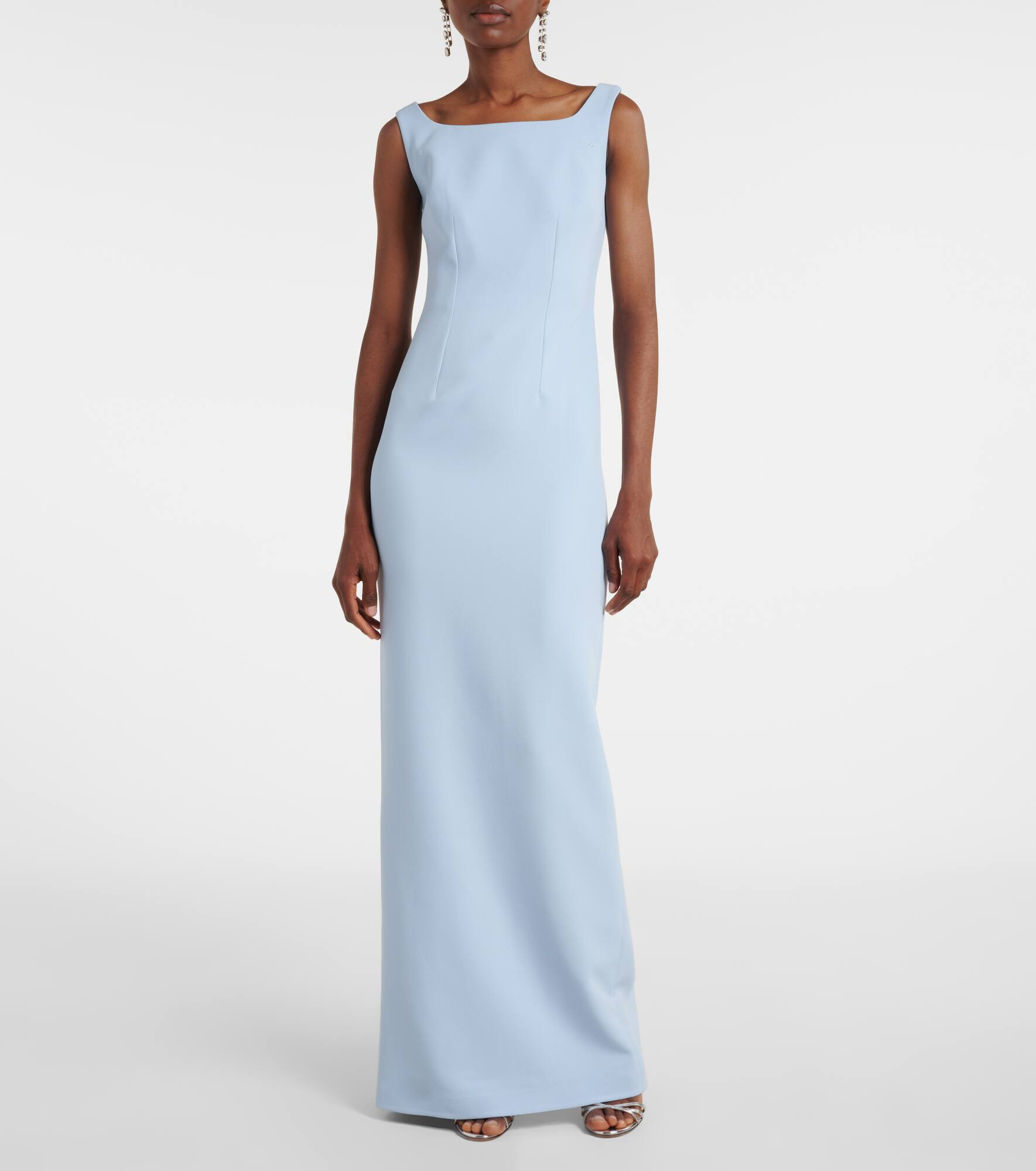 Embellished caped gown - 7