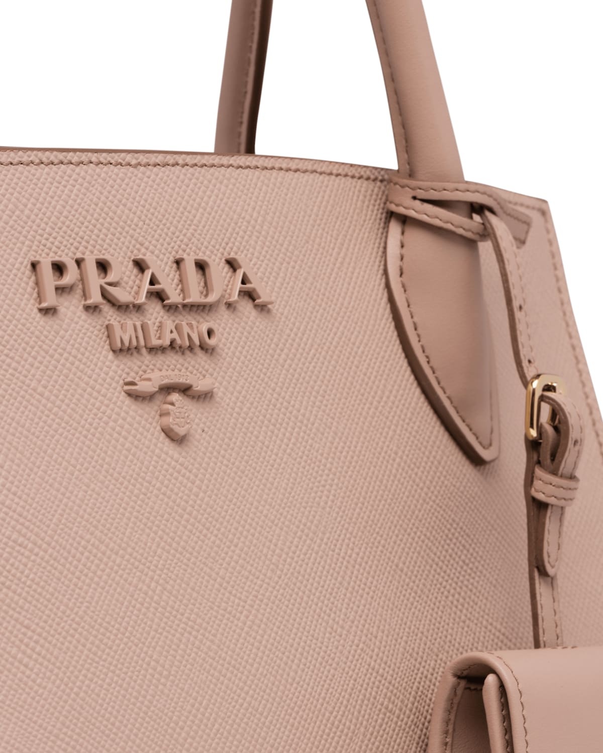 Medium Saffiano leather Prada Monochrome bag - 6