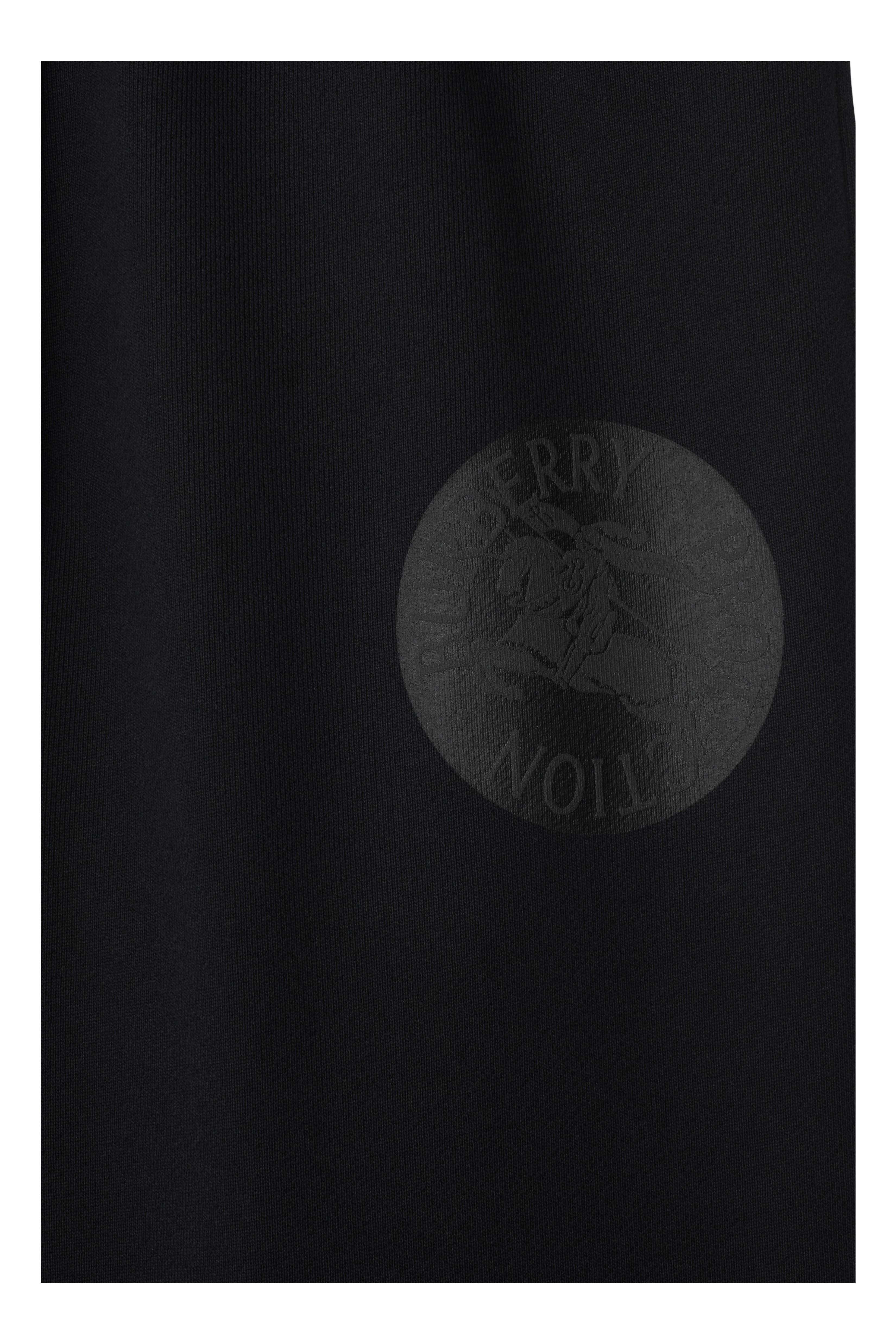 burberry EKD Badge Cotton Jogging Pants in Black at Nordstrom - 5