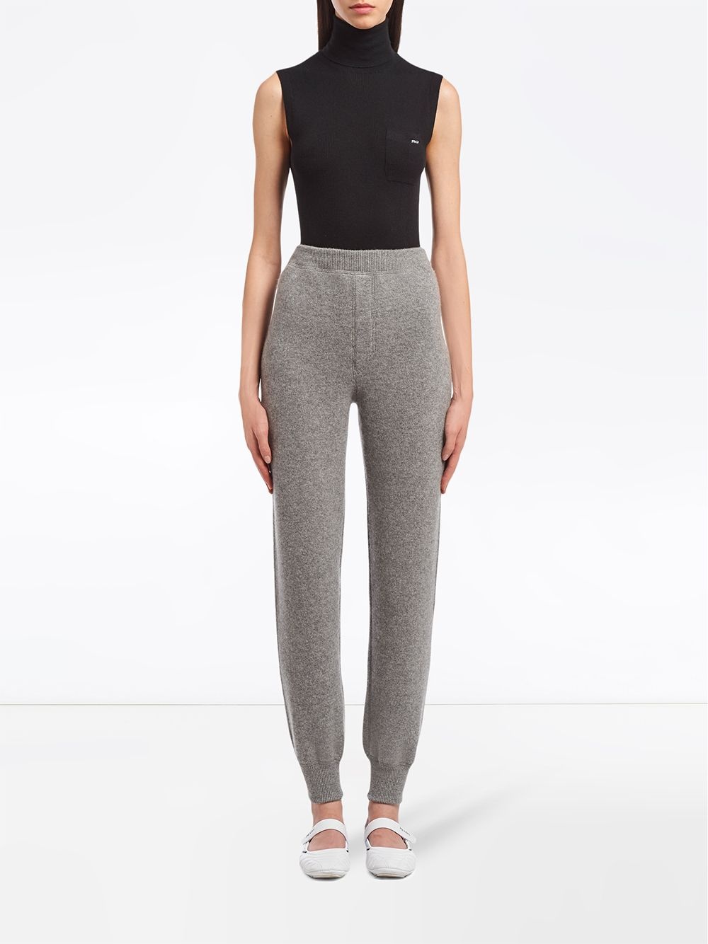 tapered fleece trousers - 2