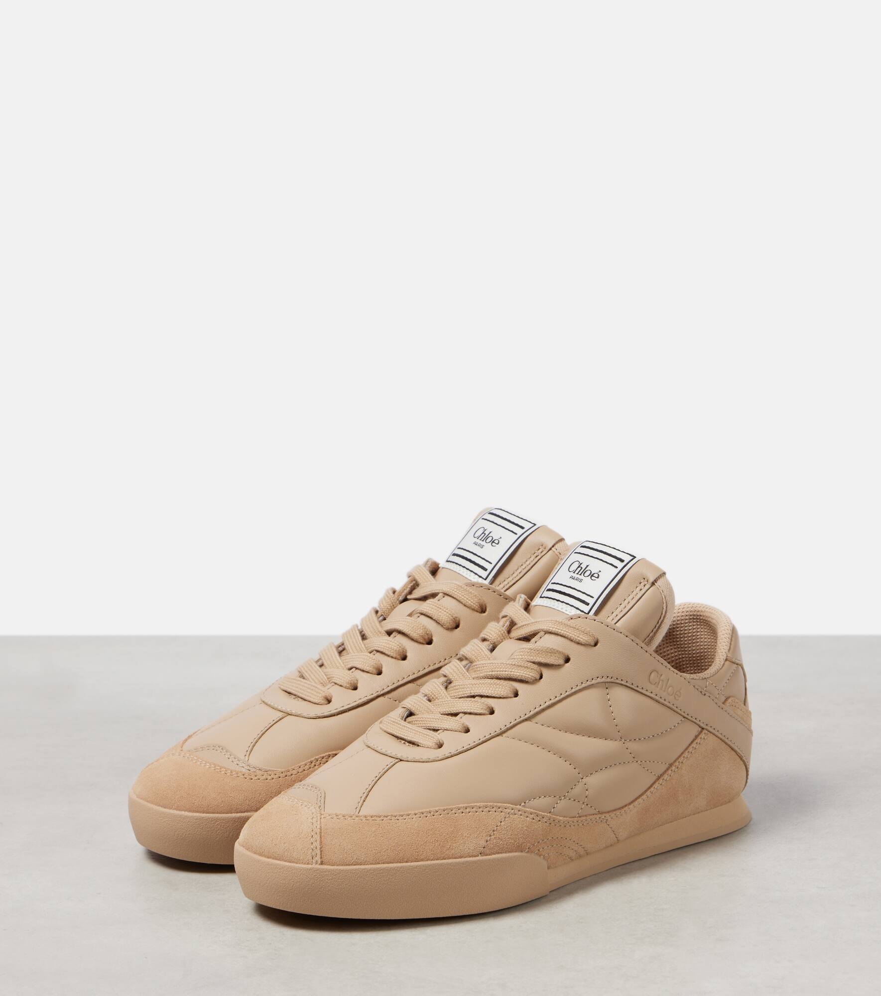 Chloé Kick leather low-top sneakers - 4