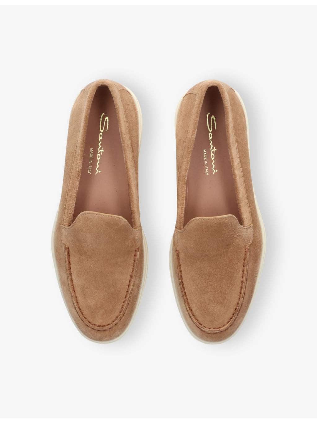 Almond-Toe Suede Loafers - 2