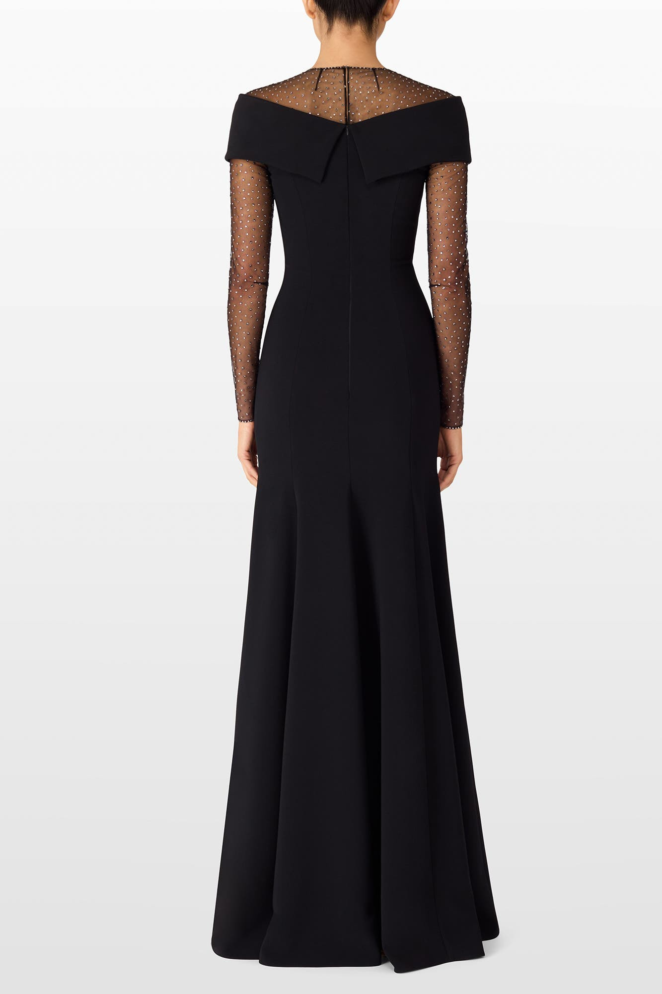 Jenny Packham Etienne Maxi Dress in Liquorice at Nordstrom - 3