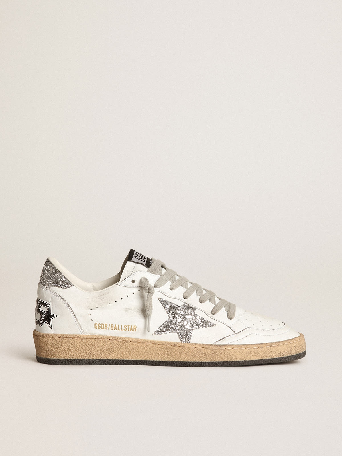 Golden Goose Ball Star sneakers in white nappa leather with