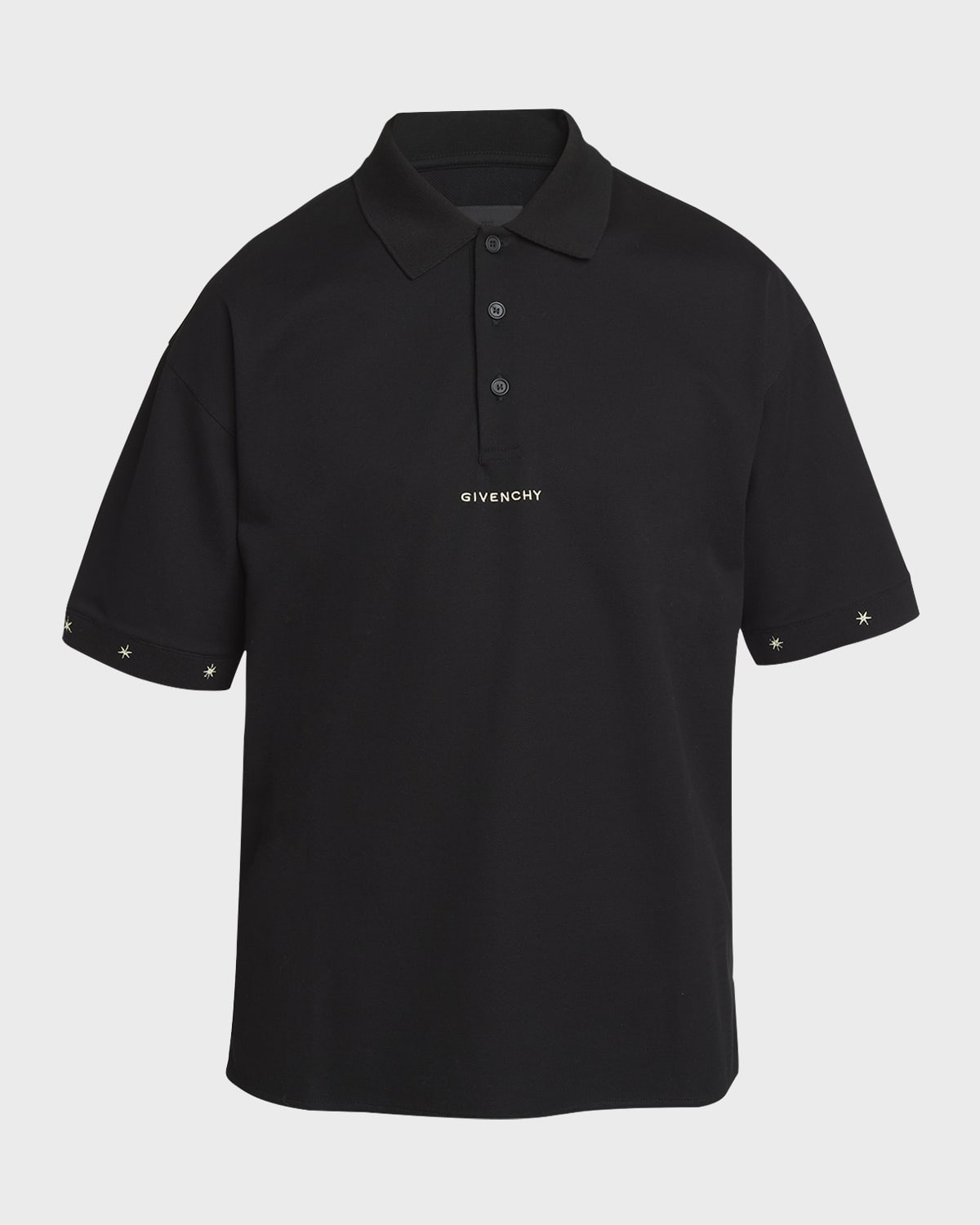 Men's Embroidered Polo Shirt - 1