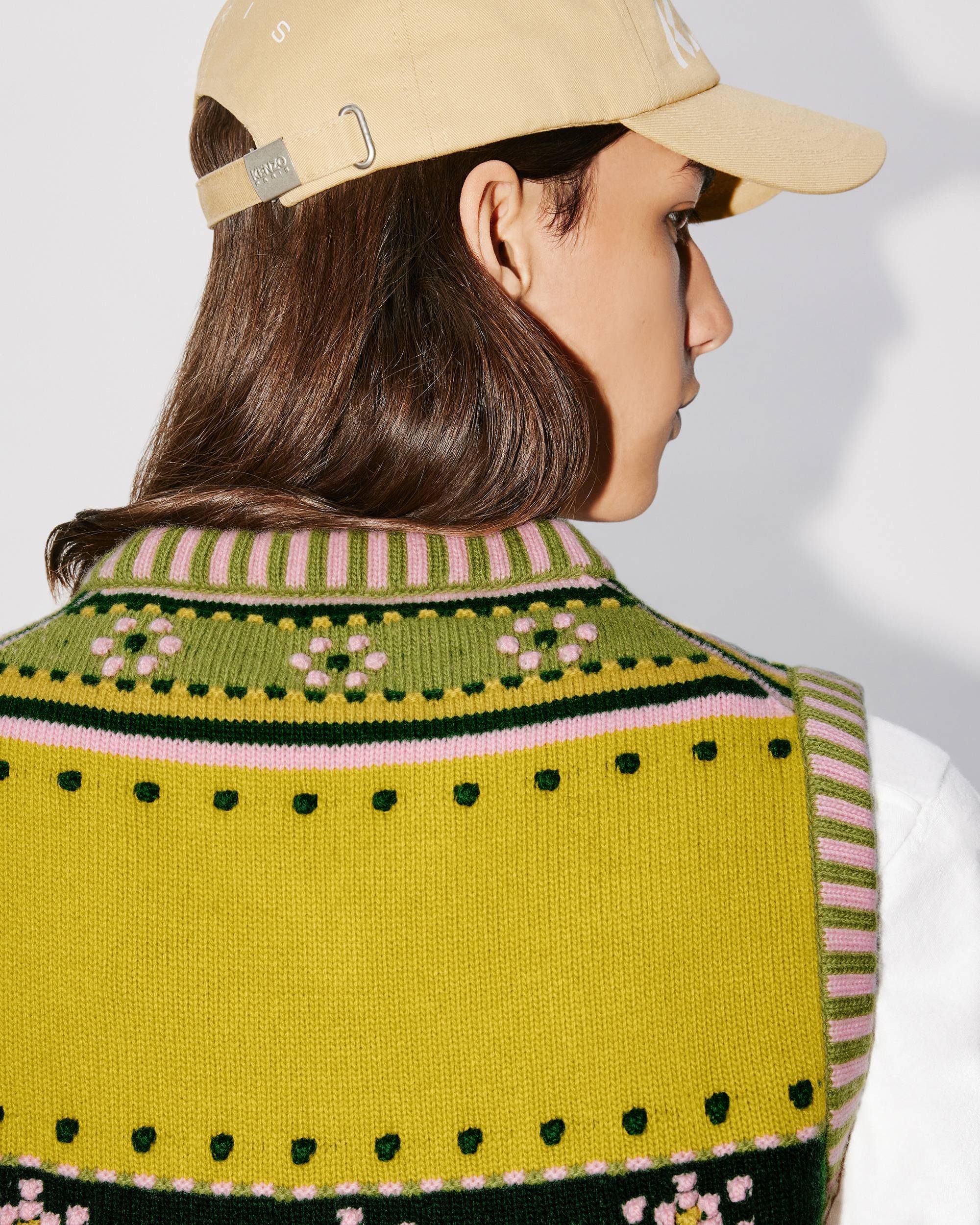 Fairisle knitted jumper vest - 7