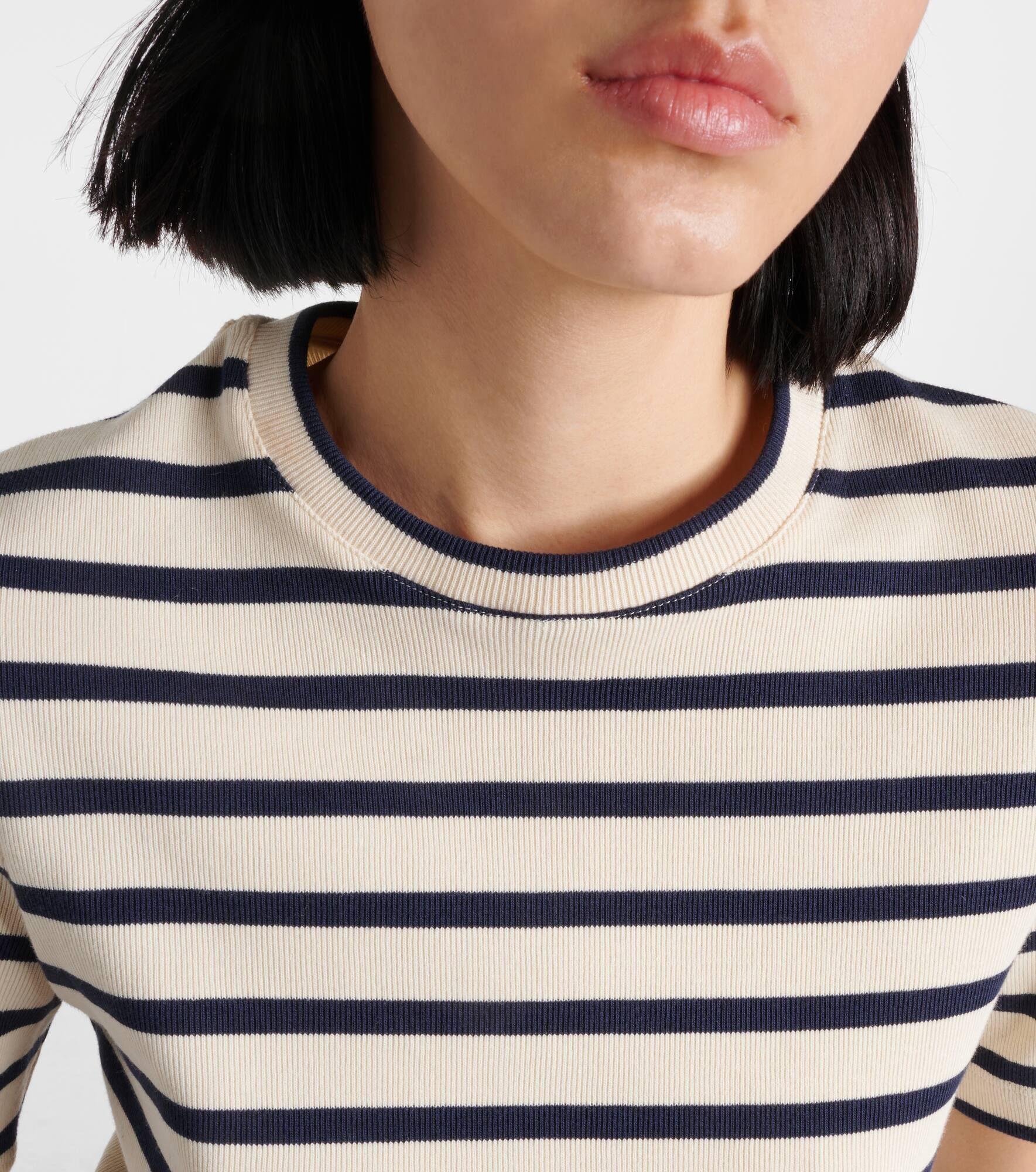 Striped cotton jersey T-shirt - 5