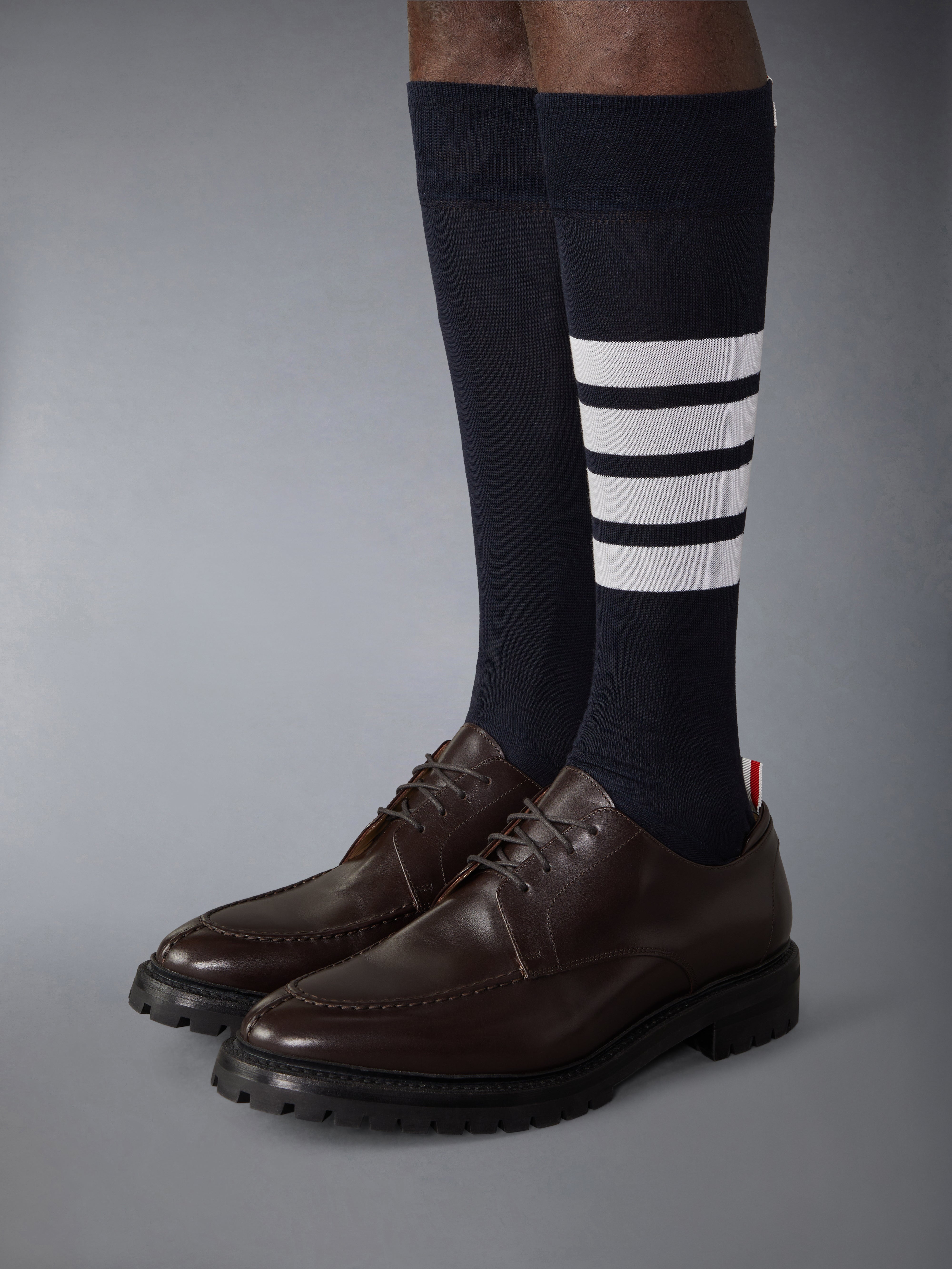 Classic Calf Commando Sole Apron Stitch Derby - 4