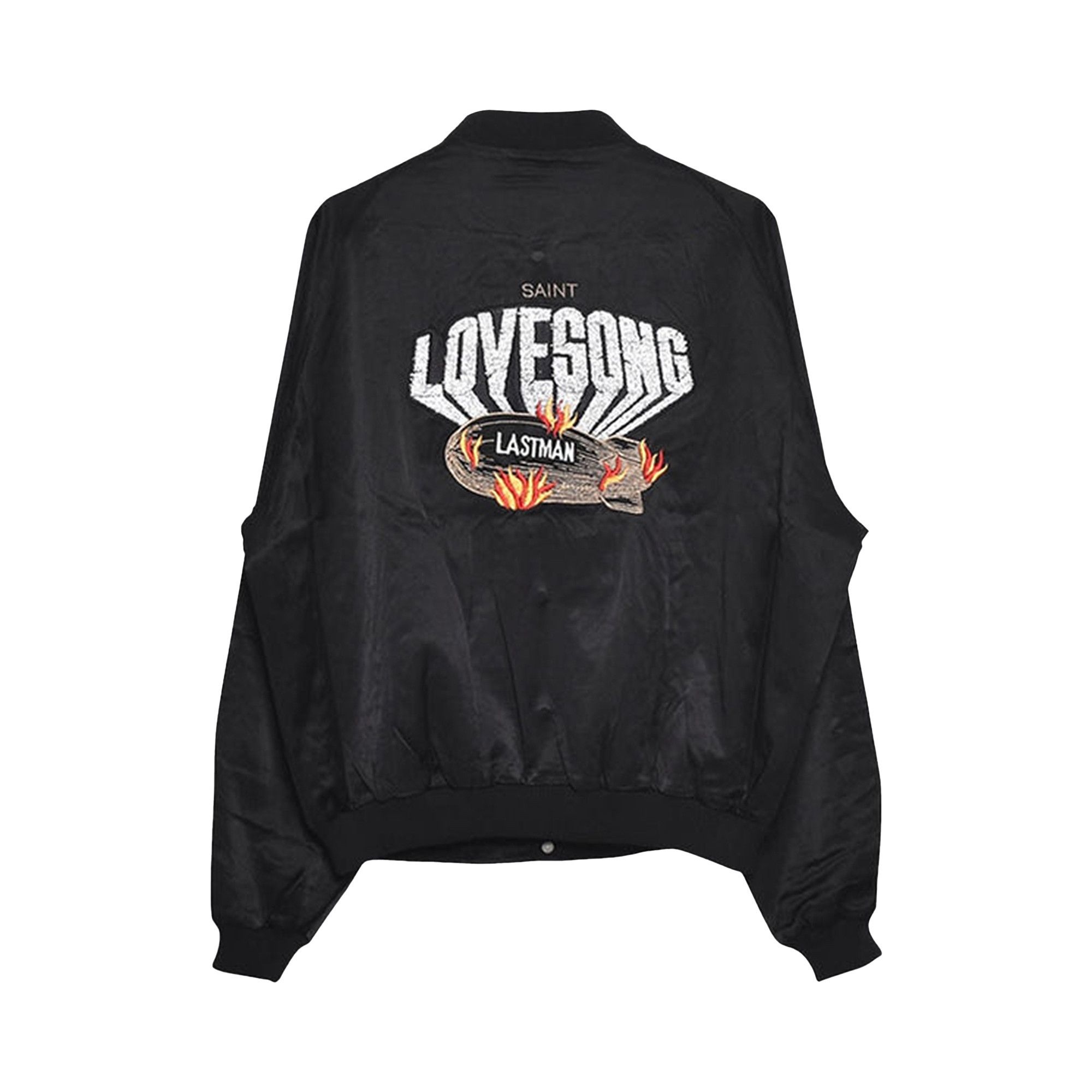 SAINT Mxxxxxx Last Song Satin Jacket 'Black' - 2