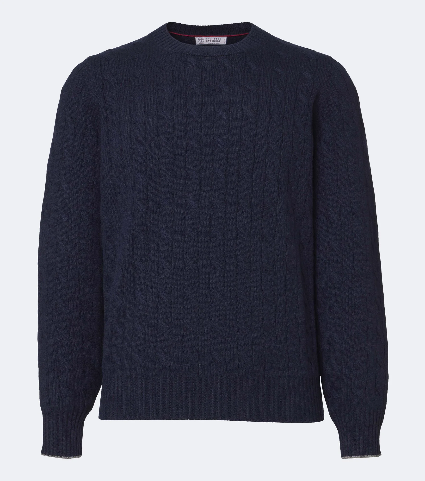 Cable-knit cashmere sweater - 1