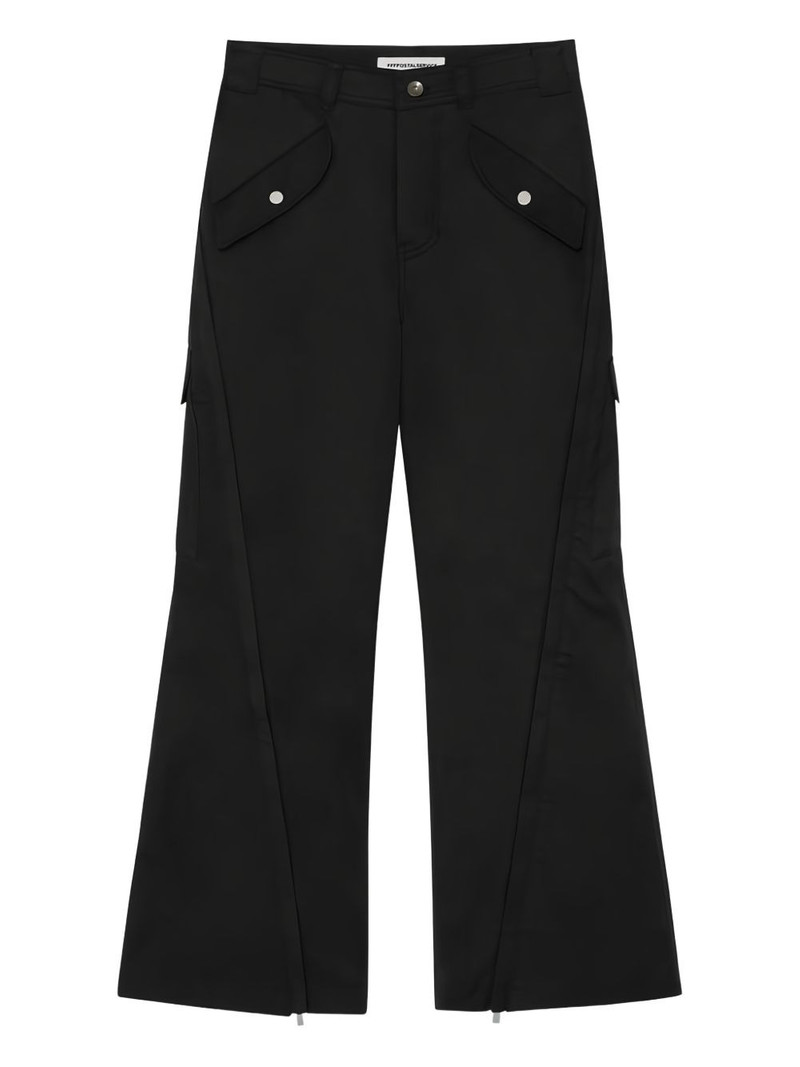 zip-detail cargo pants 1