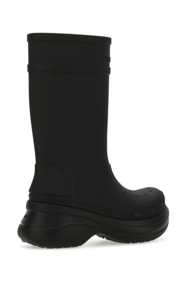 Black rubber Crocs boots - 3