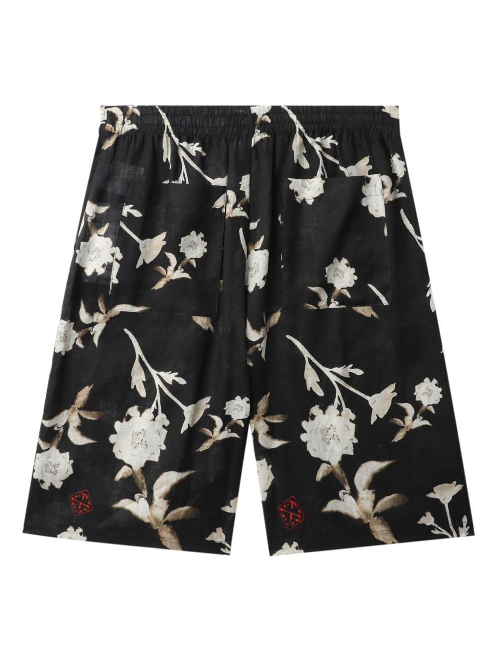 floral print shorts - 6