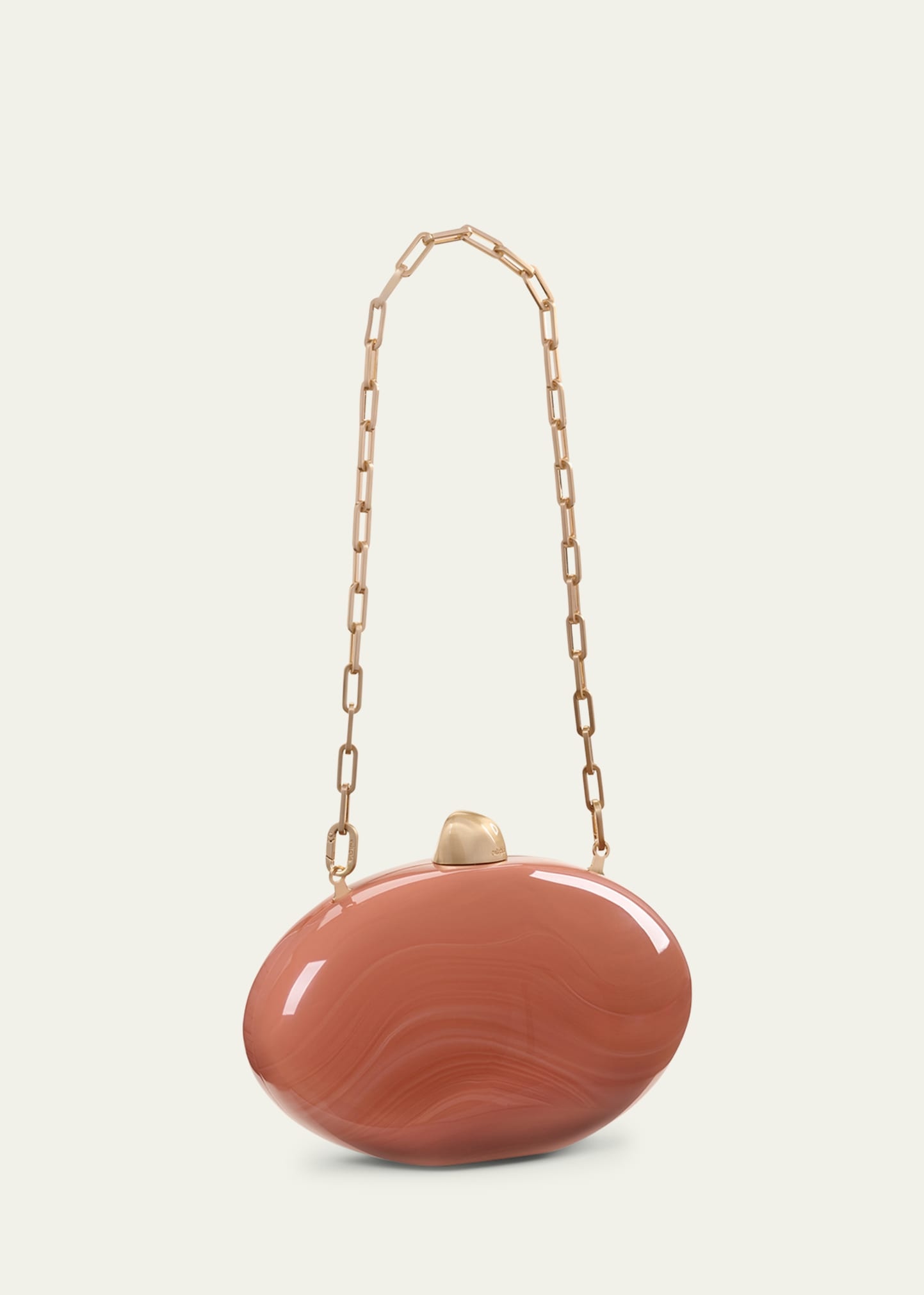 Eviana Glossy Acrylic Clutch Bag - 3
