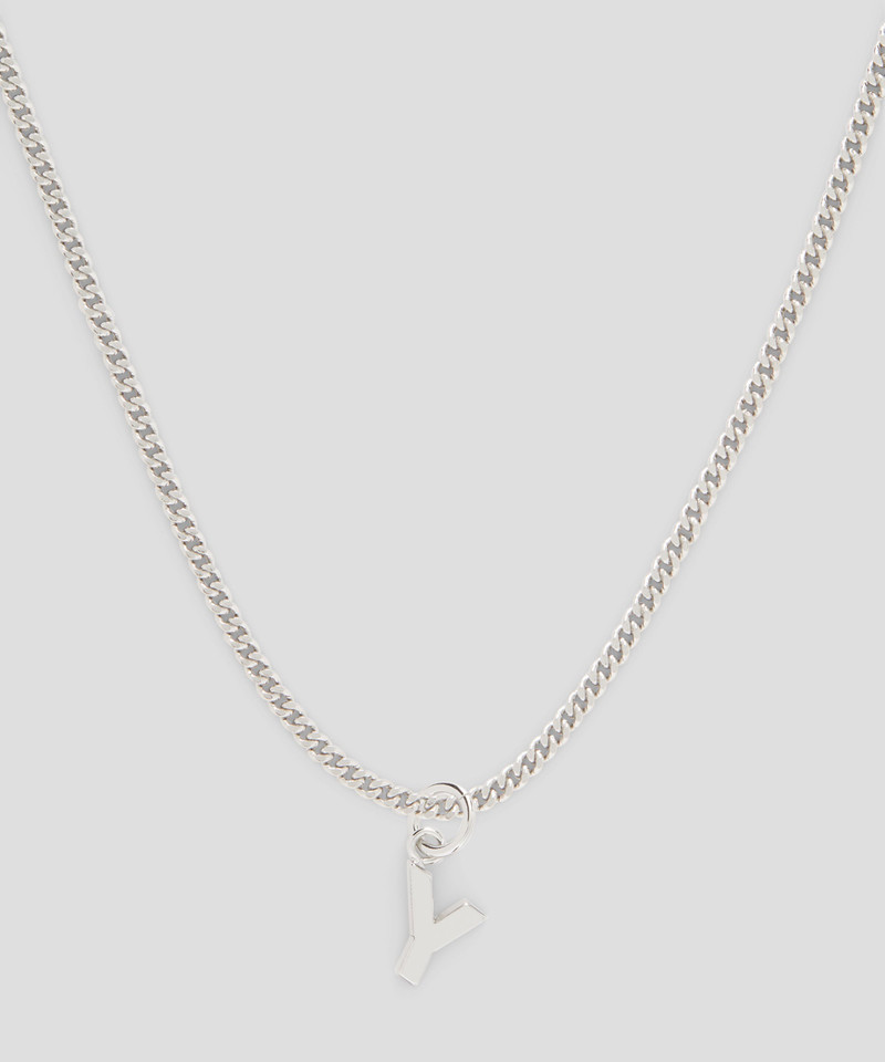 MSGM Brass letter Y charm outlook