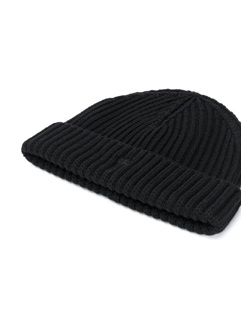 palm motif embroidered beanie - 2