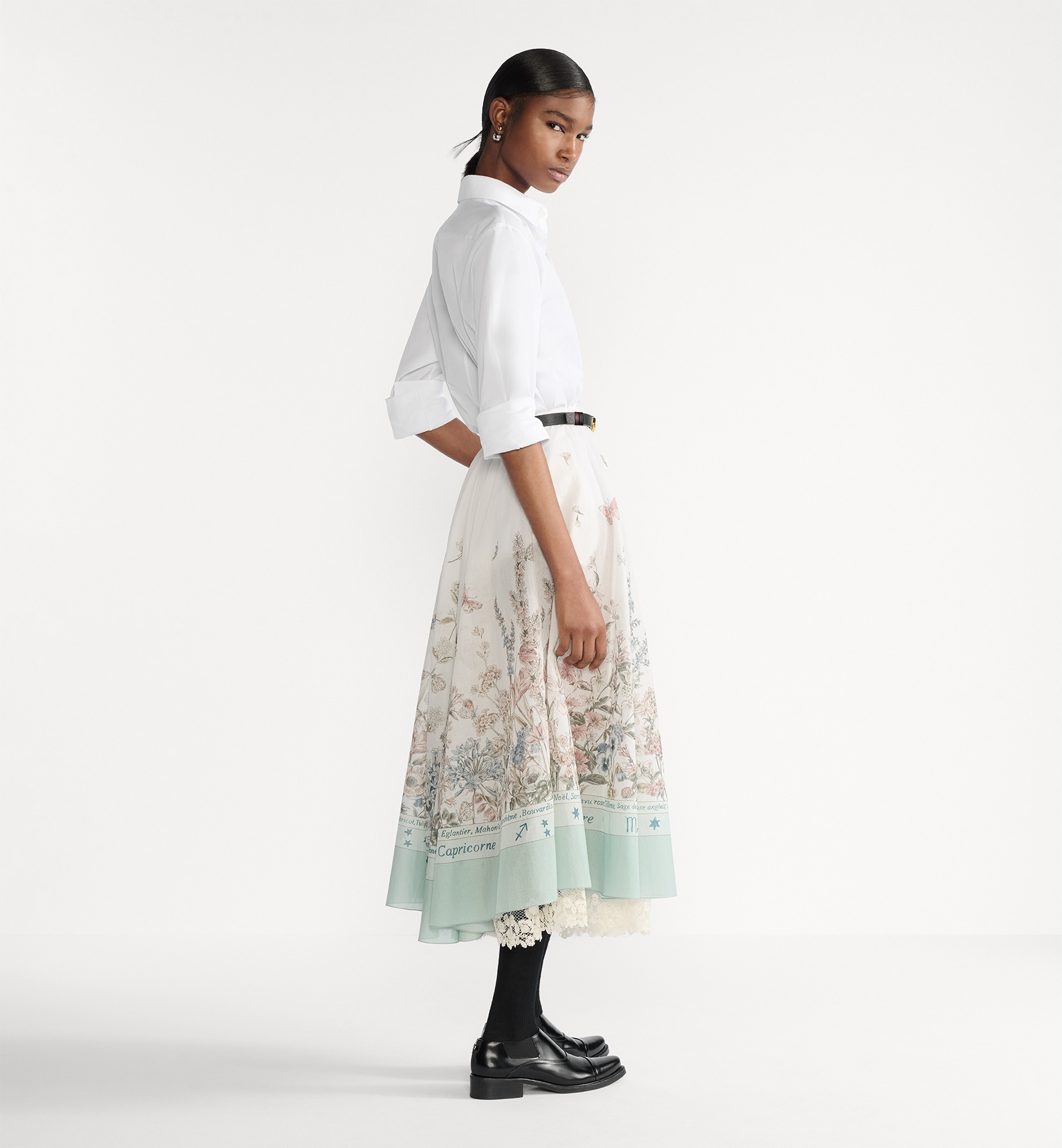 Mid-Length Flared Skirt - 3
