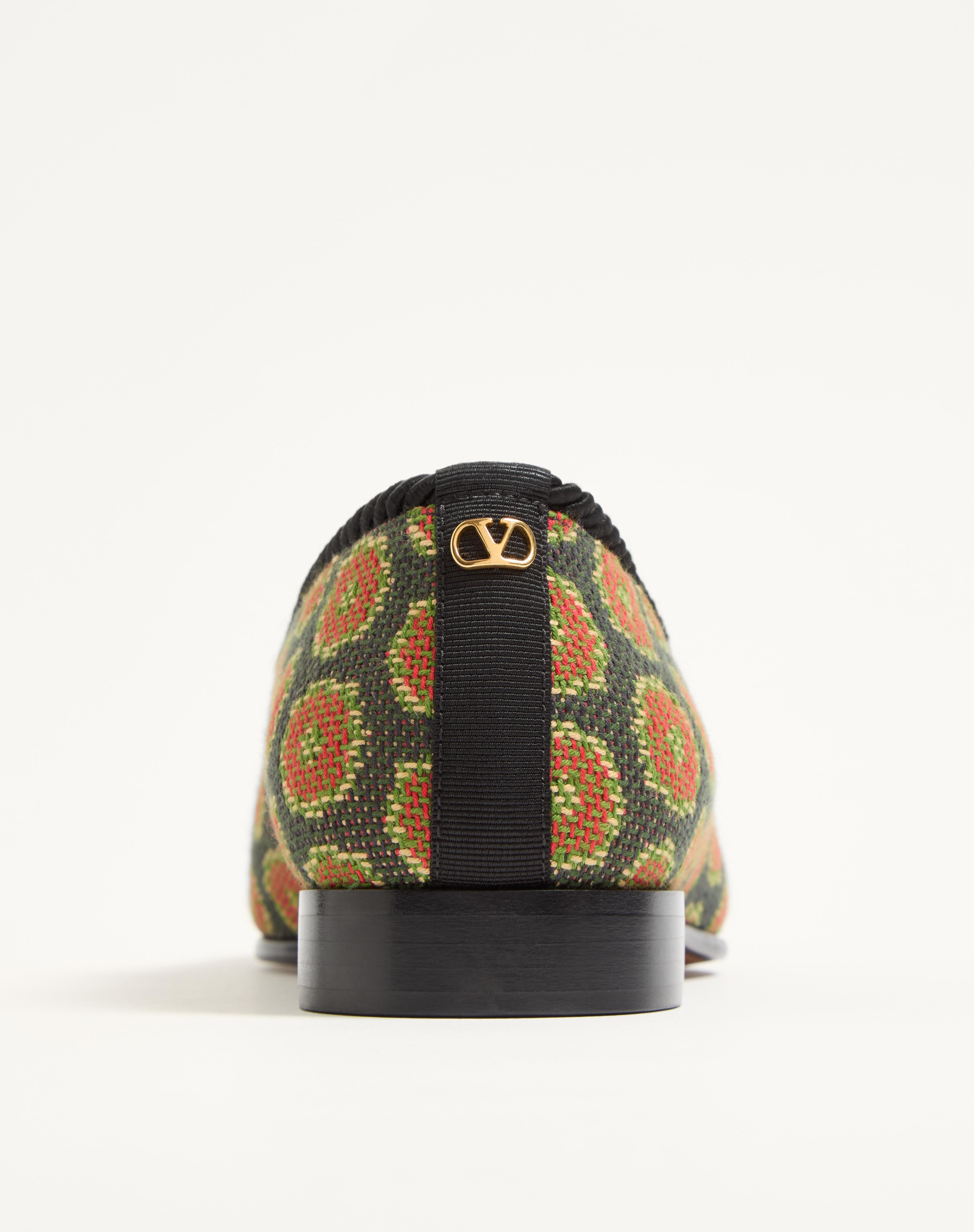 LES ALCÔVETTES LOAFER IN JACQUARD FABRIC - 7