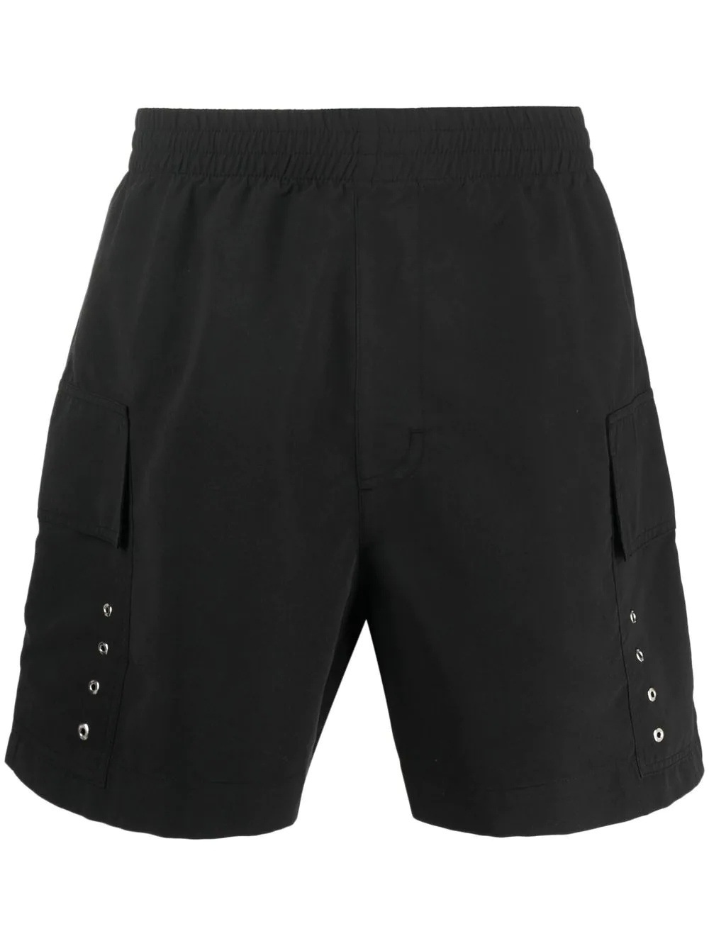 eyelet-embellished swim shorts - 1