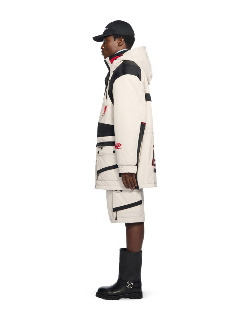 Off-White Sporty Ow Col Block Parka outlook