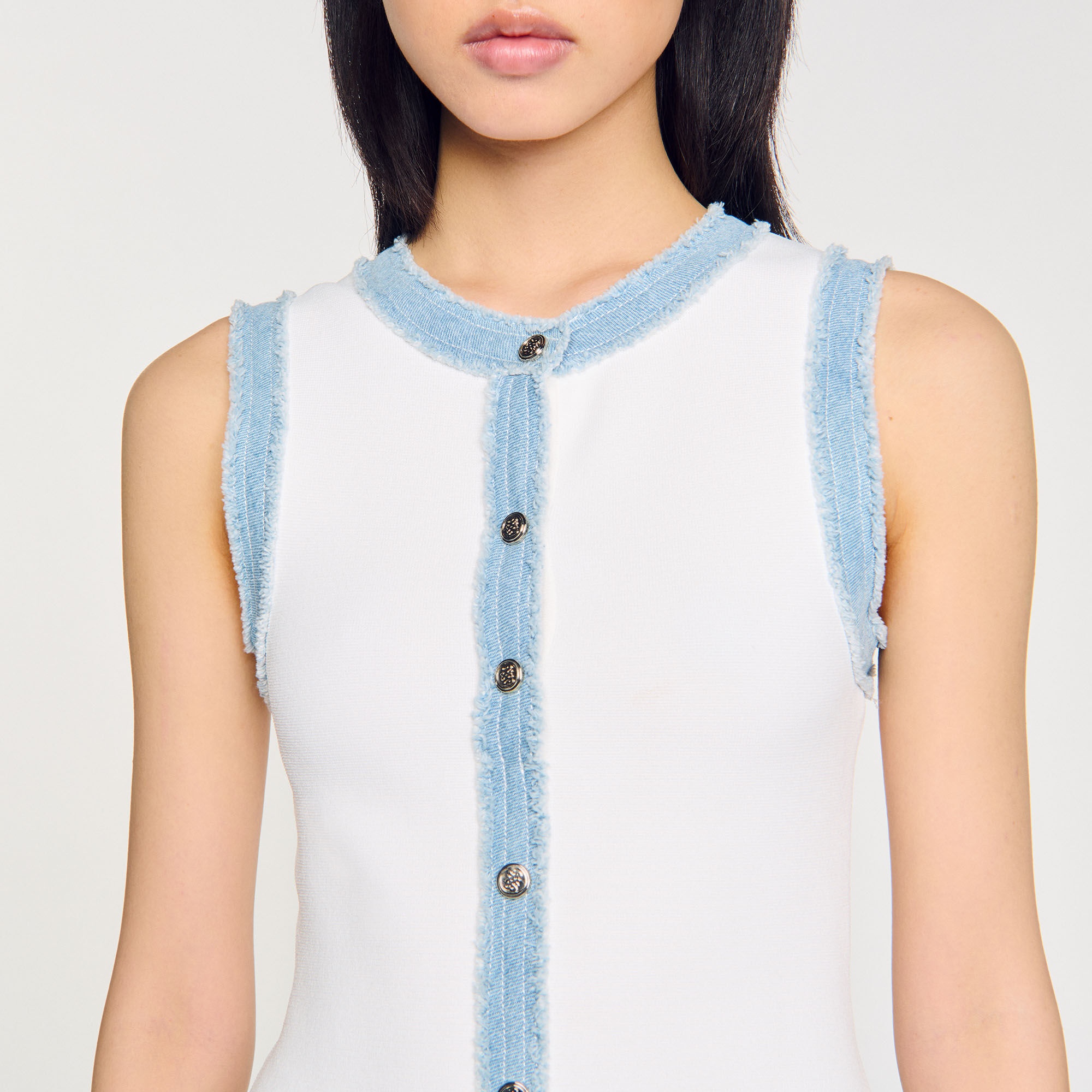 MINI KNIT DRESS WITH RUFFLES - 3