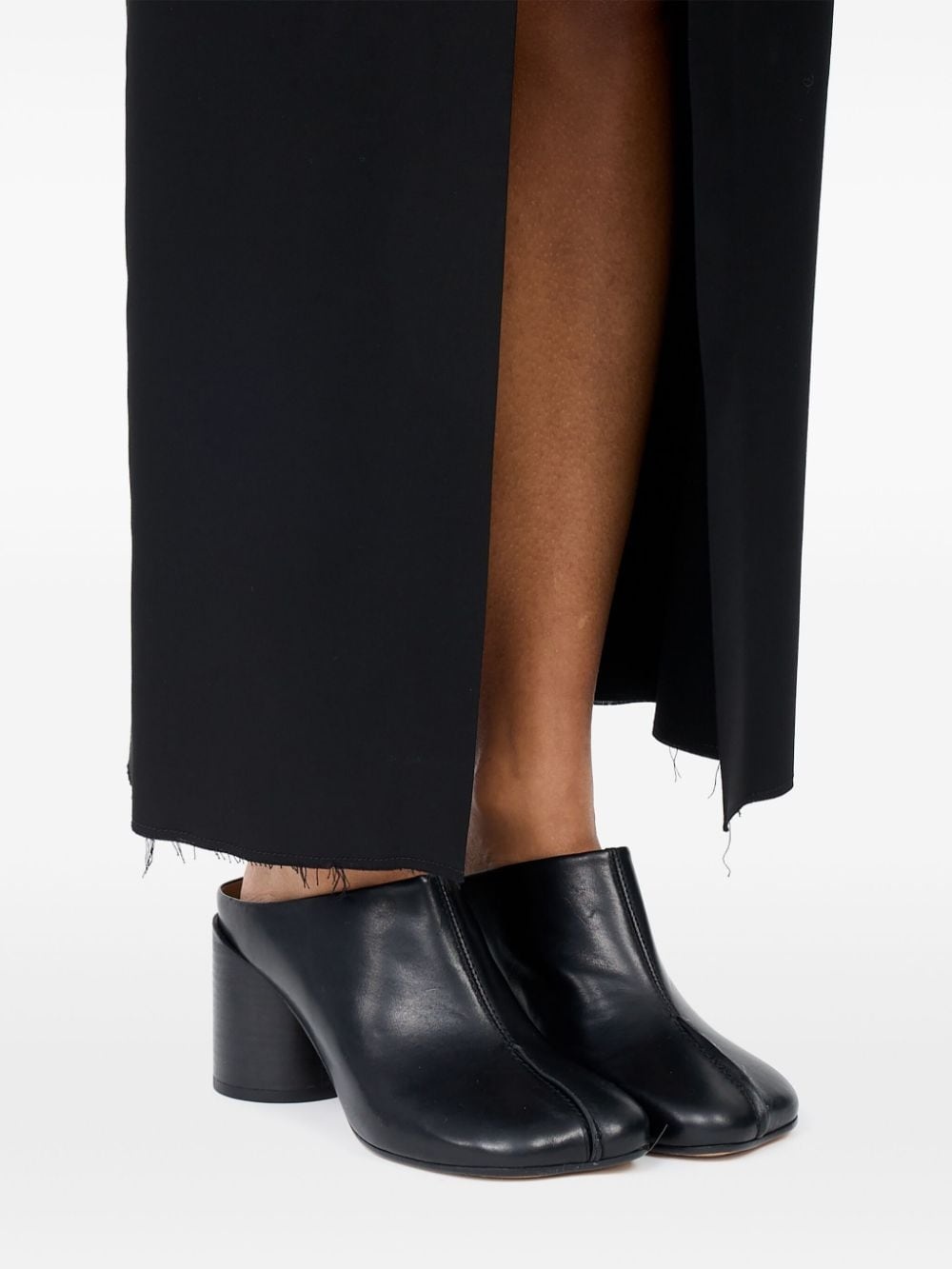 70mm leather mules - 6