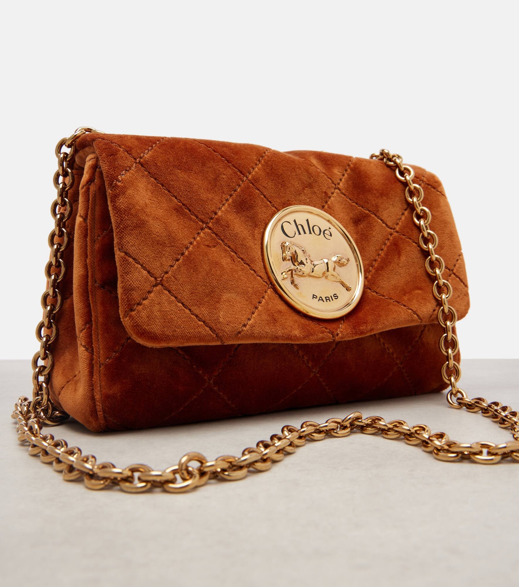 Chloé Heritage suede leather shoulder bag - 6