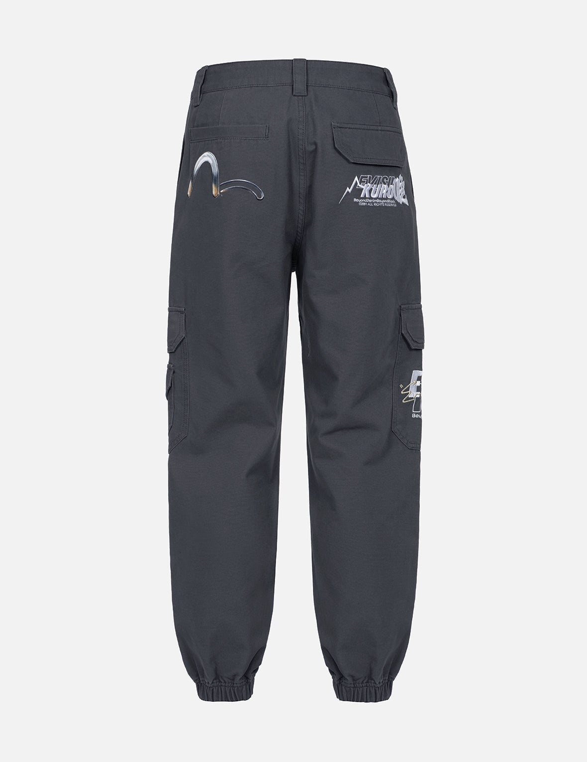 Logo Embossed Patch Fashion fit Cargo Pants - 2