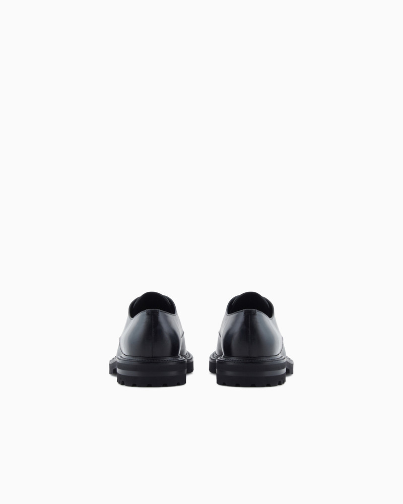 GIORGIO ARMANI NAPPA CALFSKIN DERBY SHOES outlook