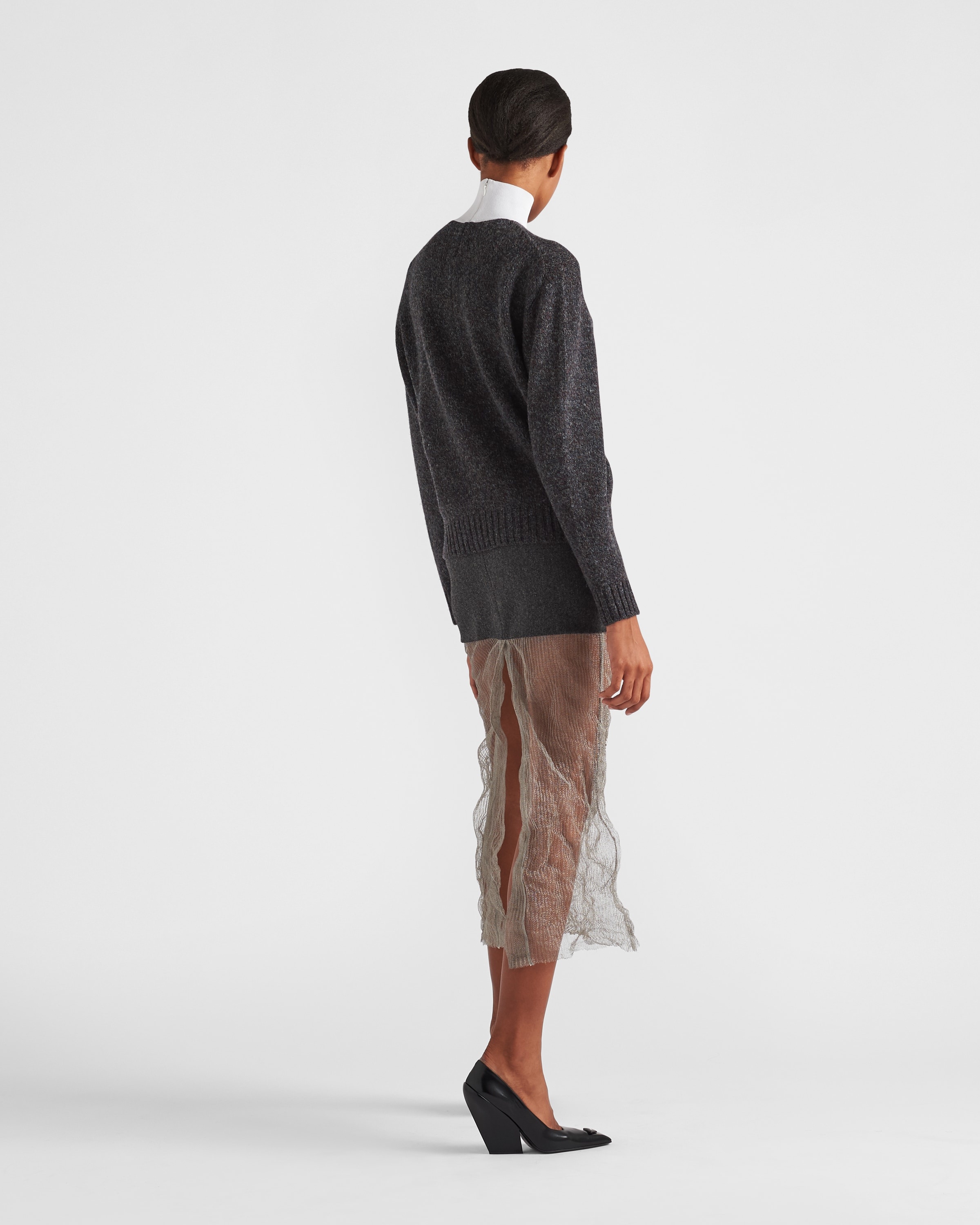 Cashmere and wool turtleneck sweater - 5