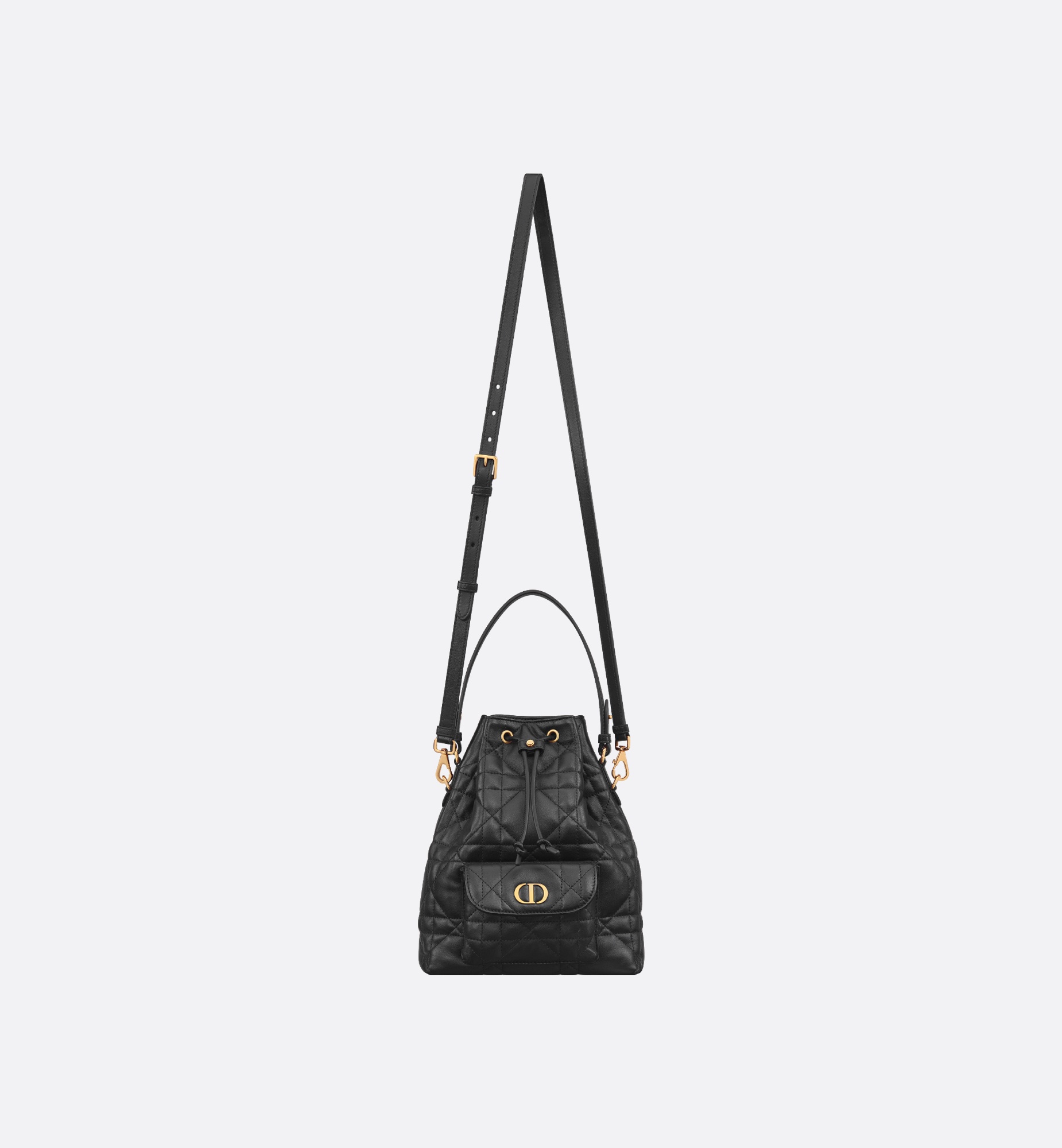 Small Dior Caro Bucket Bag - 8