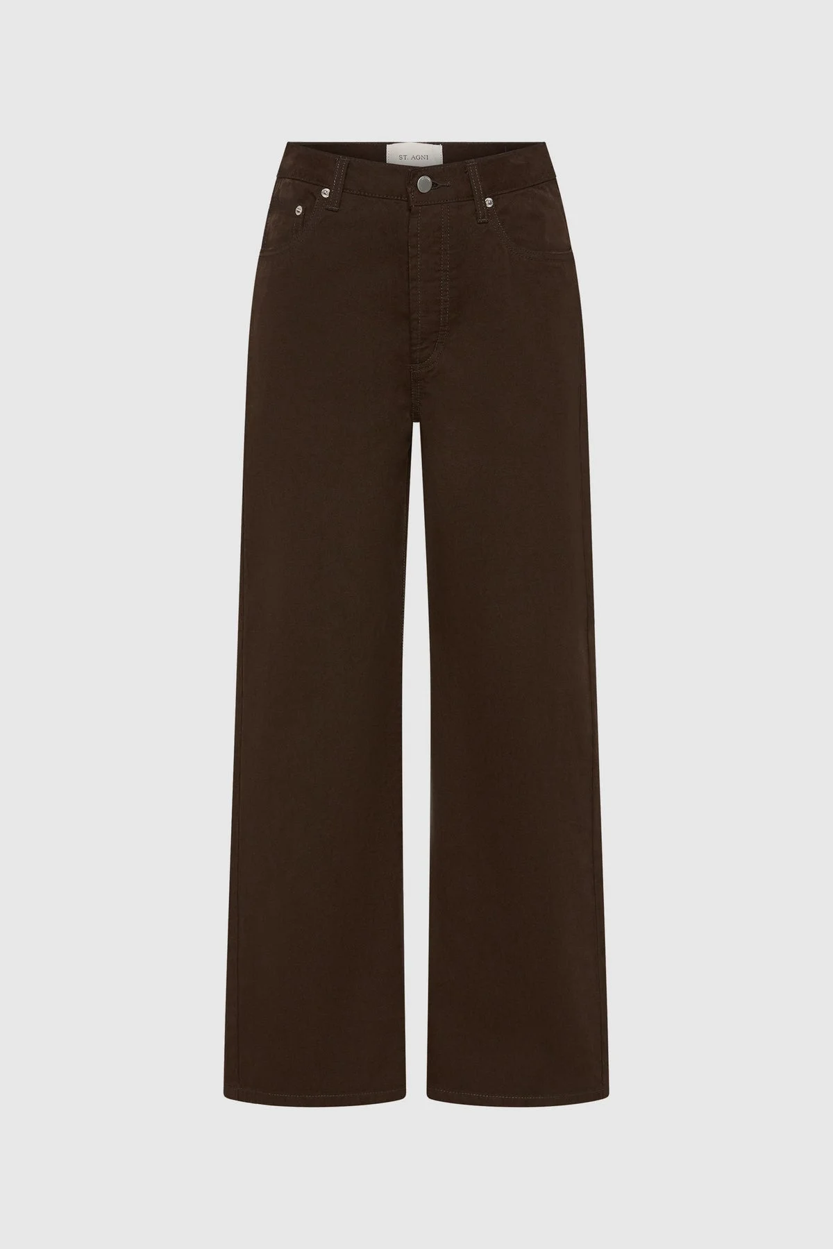 Canvas Classic Mid Rise Jeans - Bark - 1