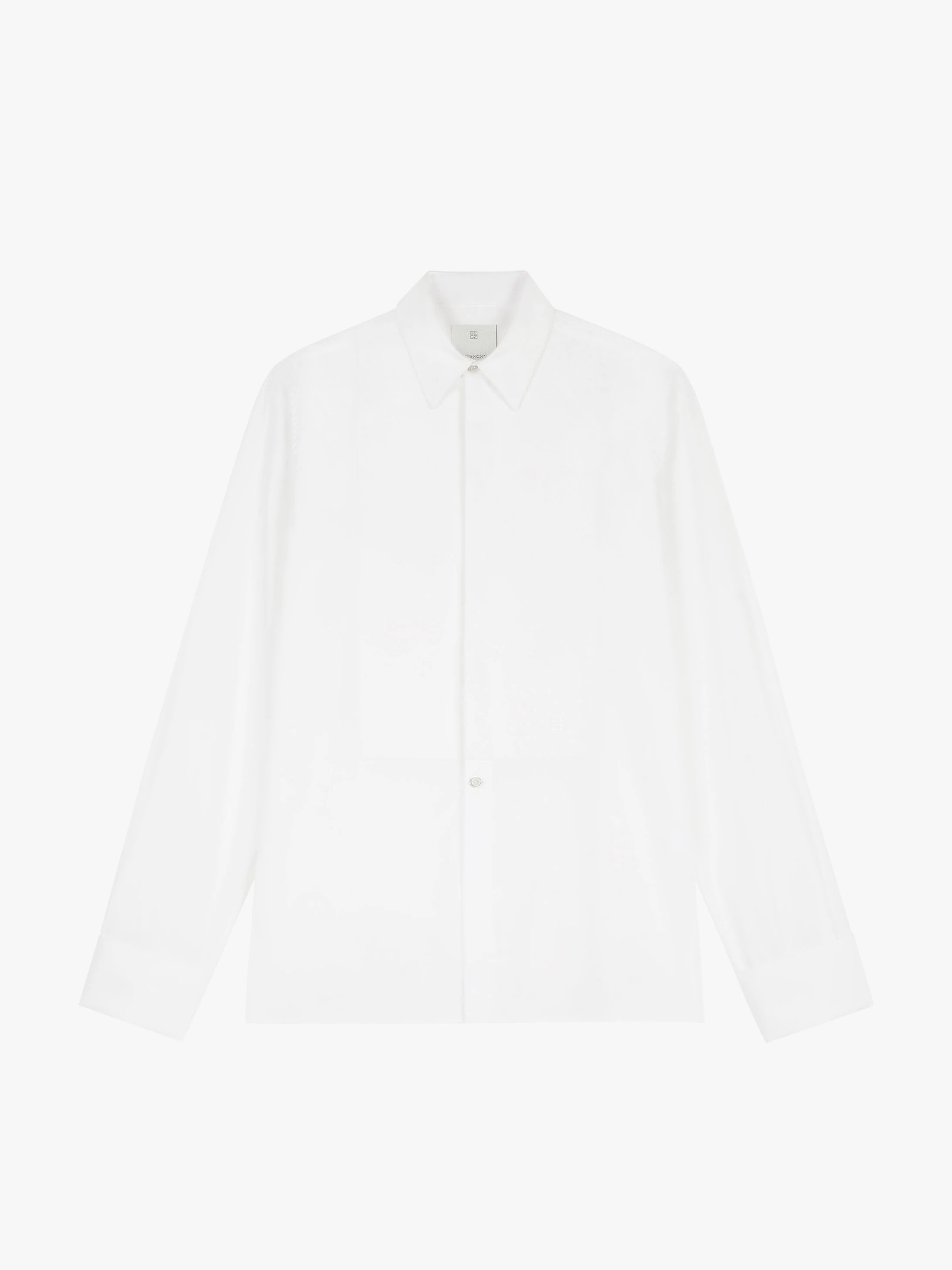 TUXEDO SHIRT IN POPELIN - 1