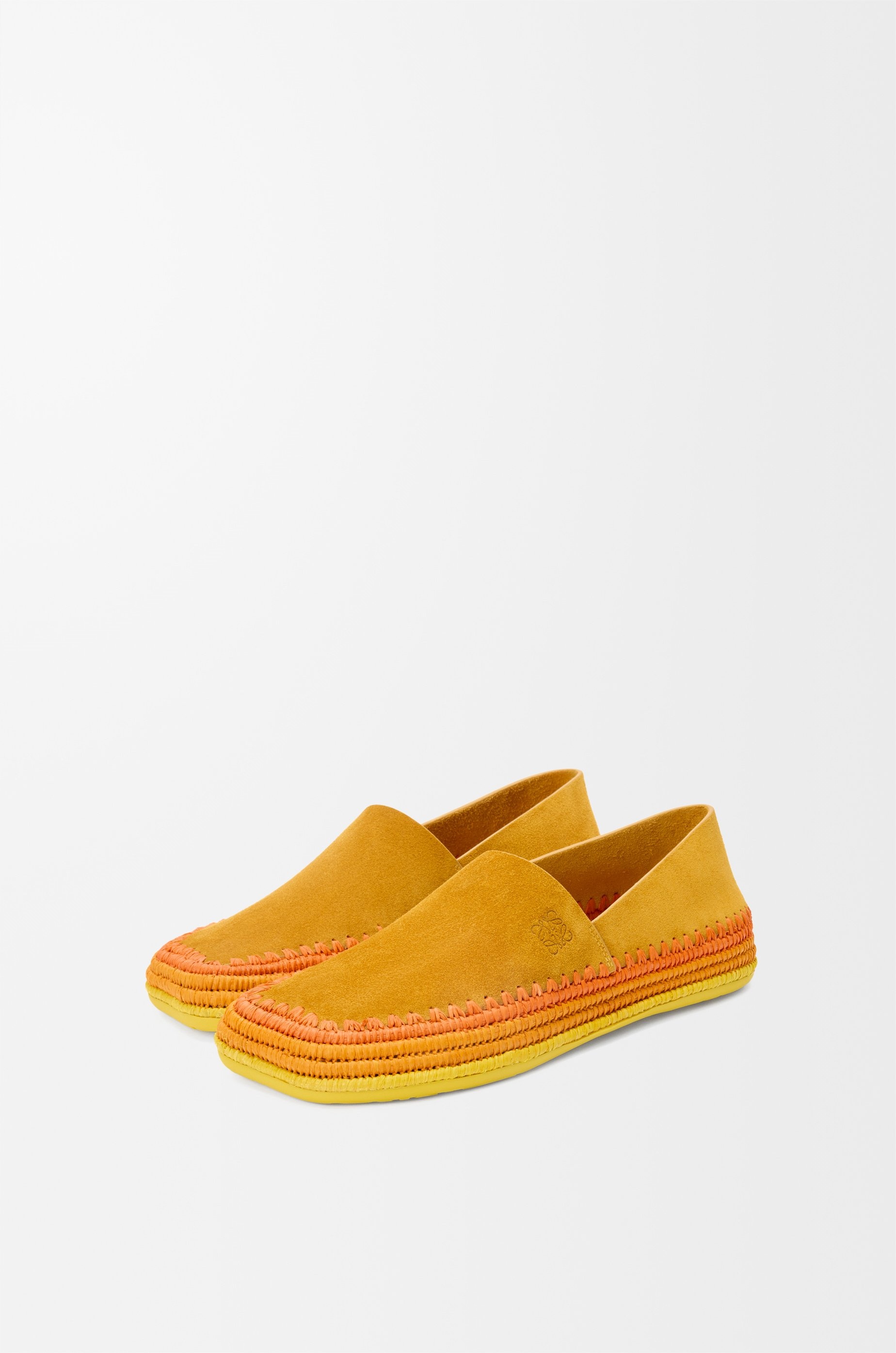 Rio slipper in suede and raffia - 3