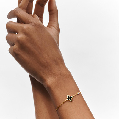 Louis Vuitton Color Blossom Bb Star Bracelet,  Yellow Gold, Onyx And Diamond outlook