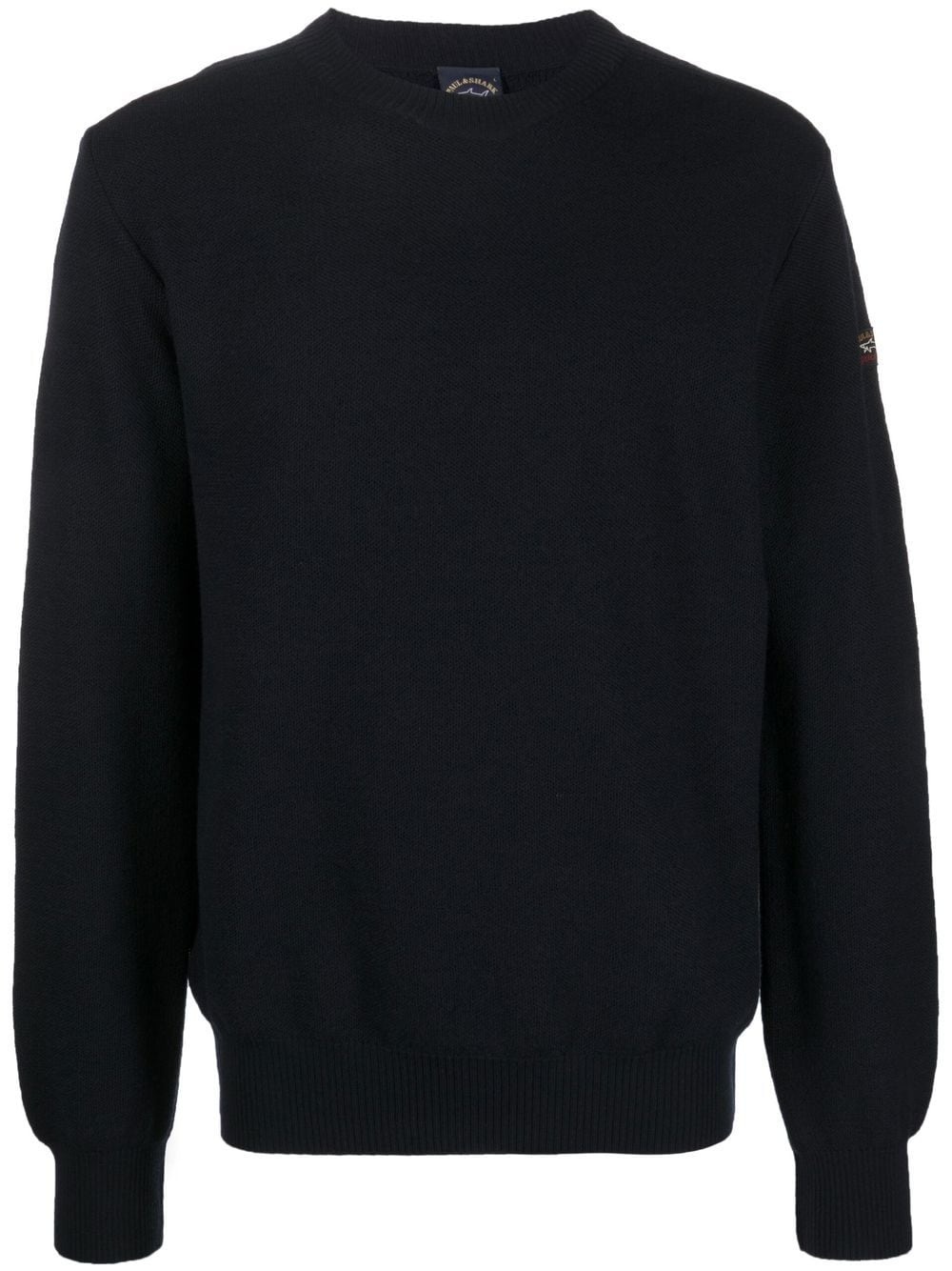 crew-neck knitted jumper - 1