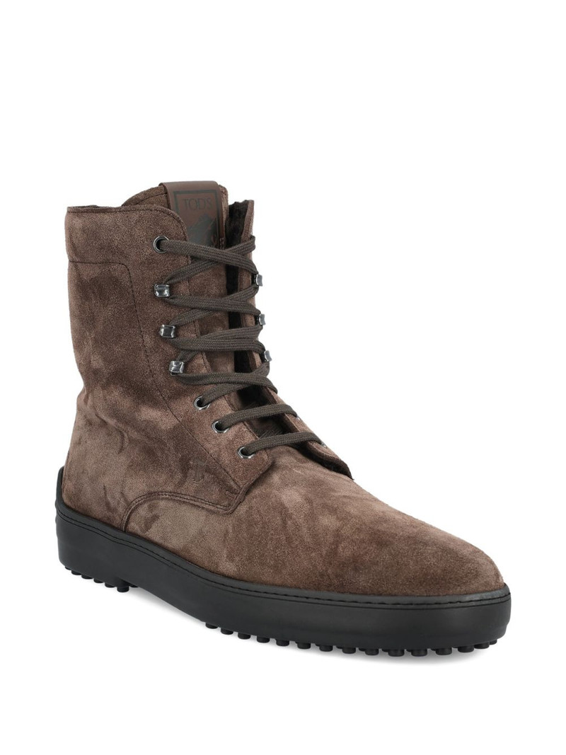 Tod's suede lace-up boots outlook